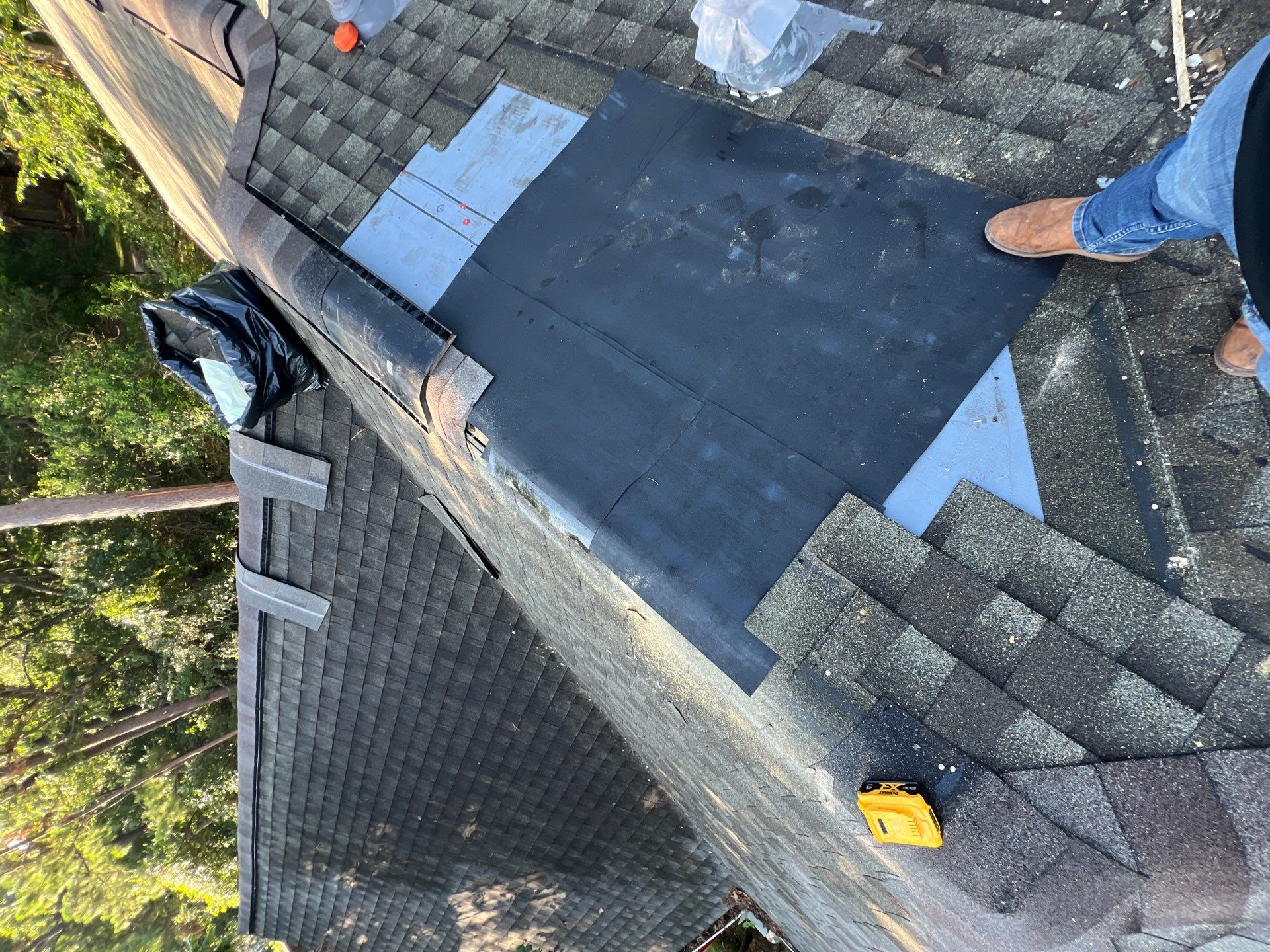 Hail Damage using Metal by Roof Repair Company