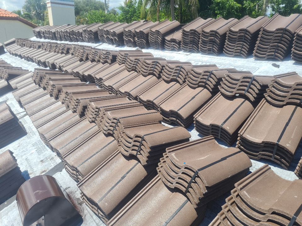 Residential Roofing Installation using Eagle Roofing Tile by BLUES BROTHERS ROOFING
