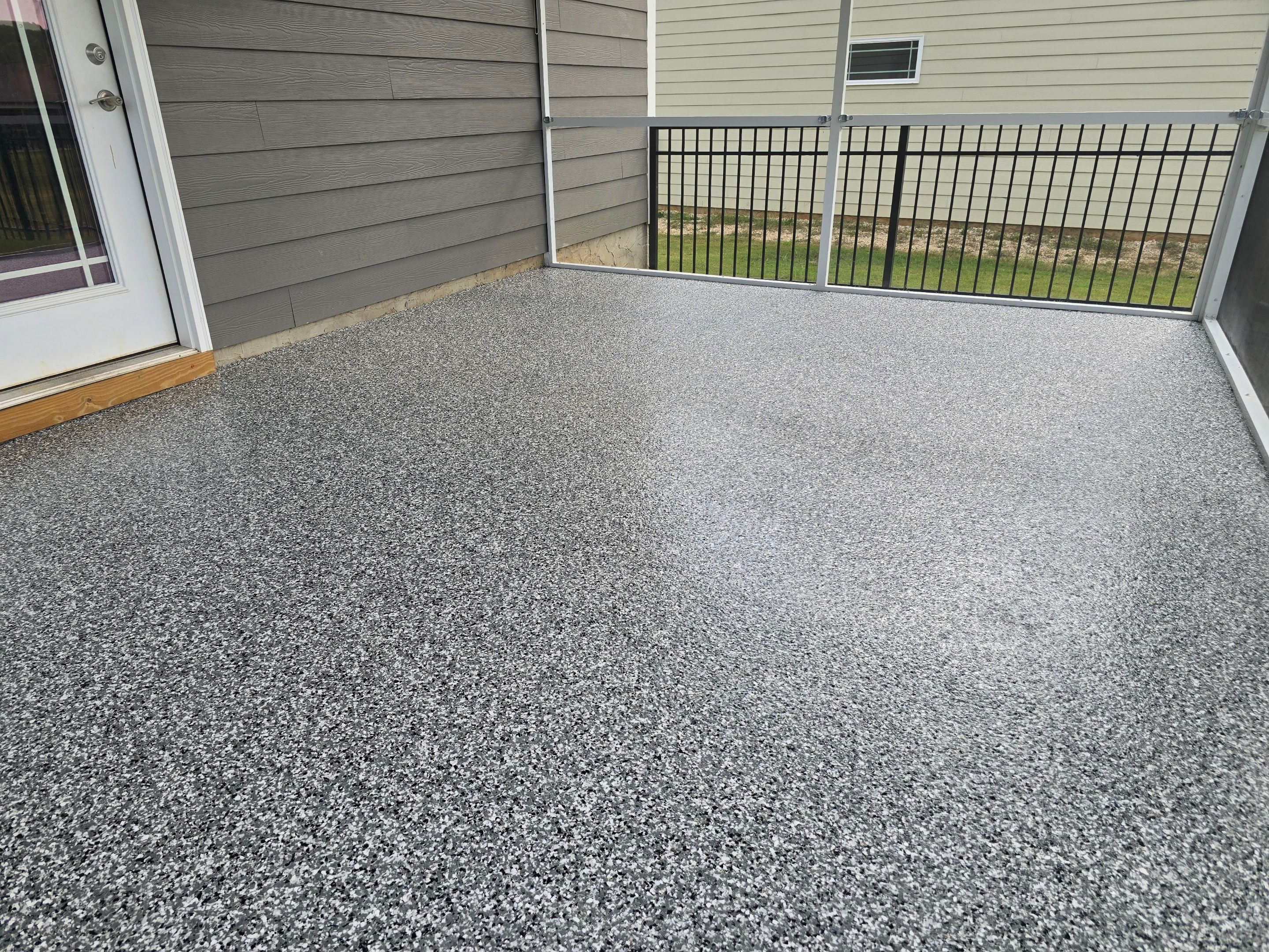 Back Patio Using Wombat by Elite Floor Solutions