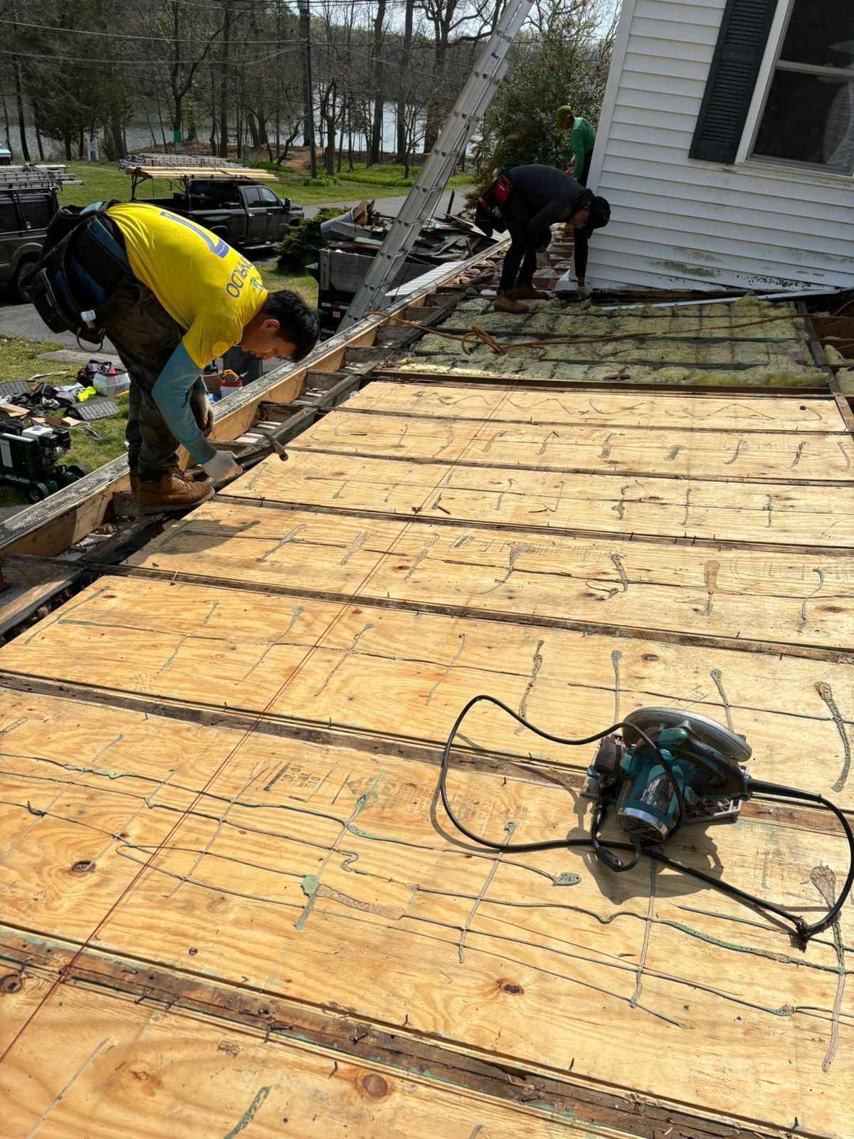 Roof Installation using GAF Timberline HDZ by ExteriorPros