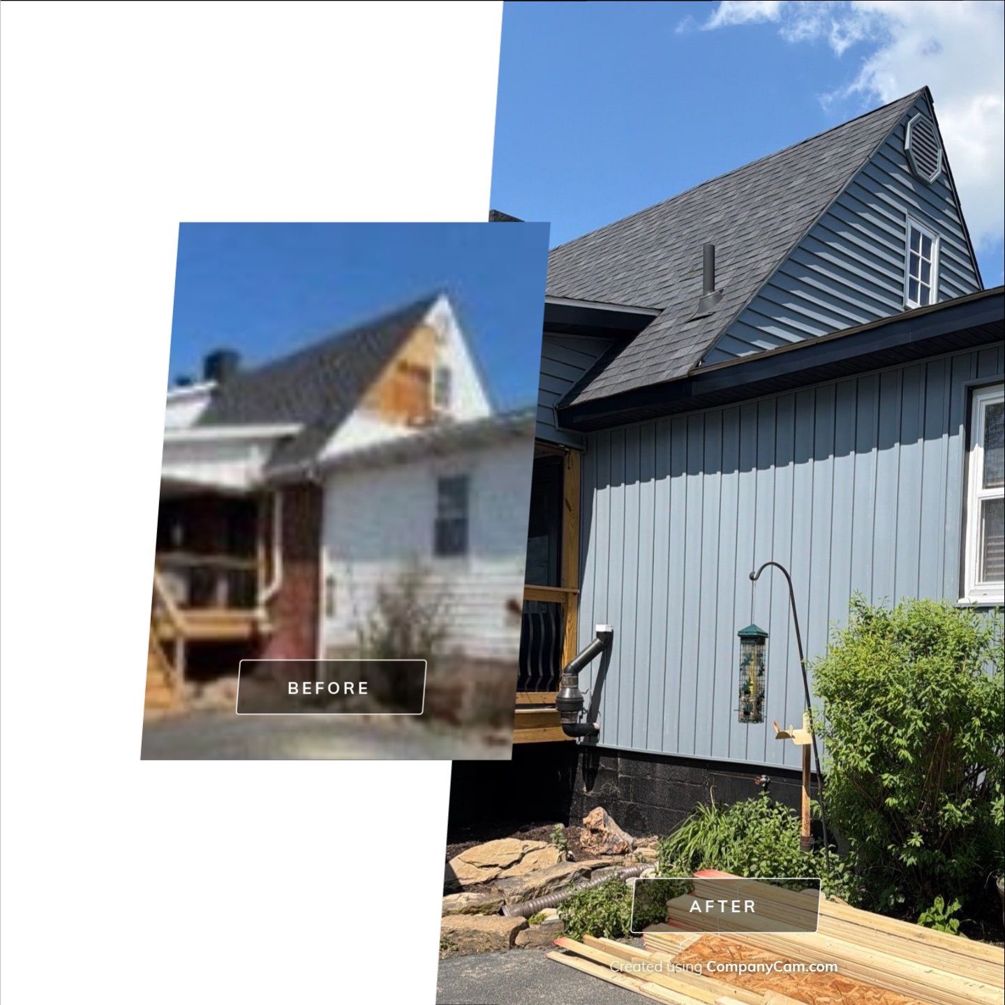 Mastic Board and Batten Siding Transforms House in Baden by Knockout Home Solutions