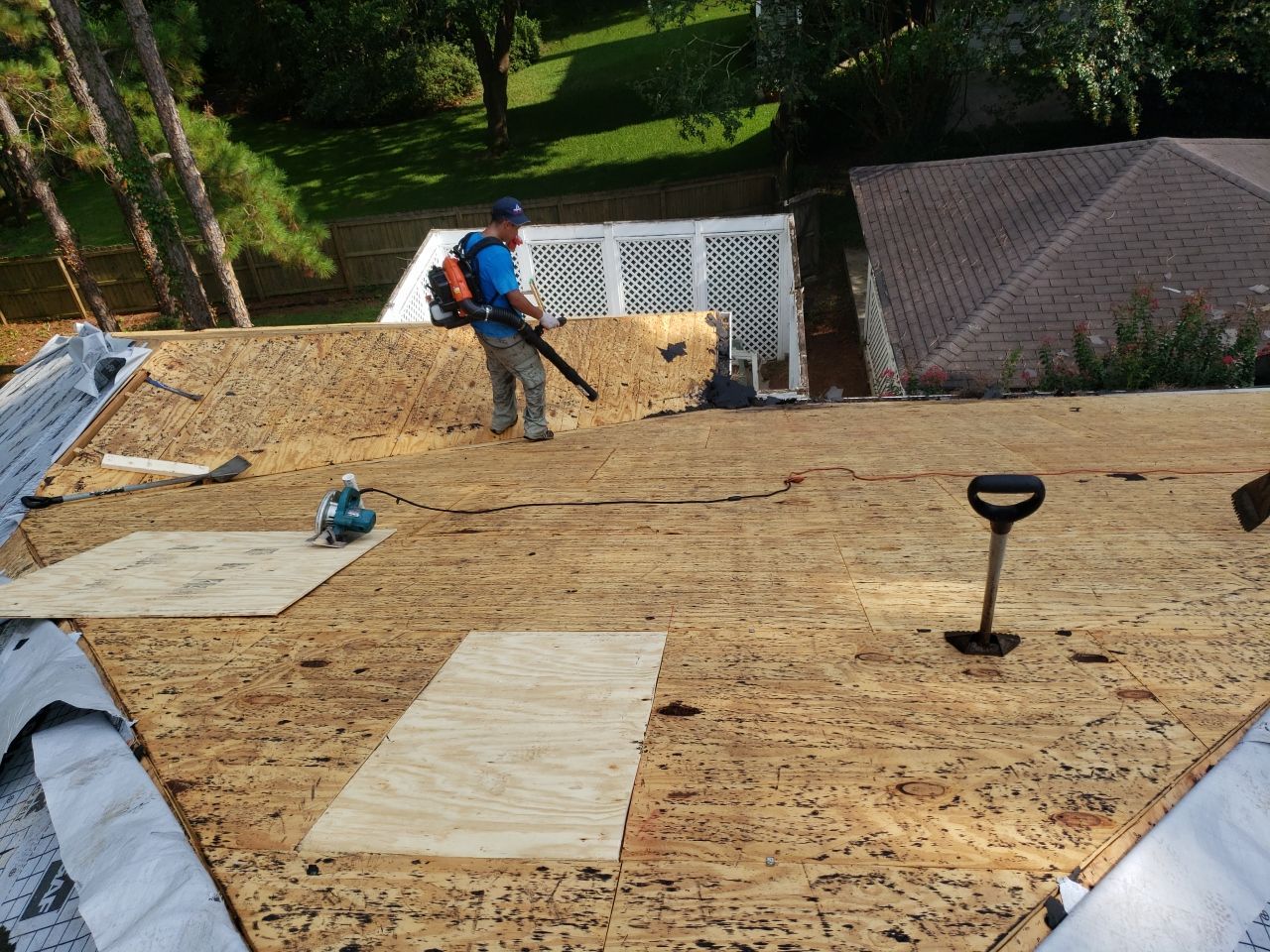 Residential Roofing Installation using Roof Replacement by American Roofing & Construction LLC