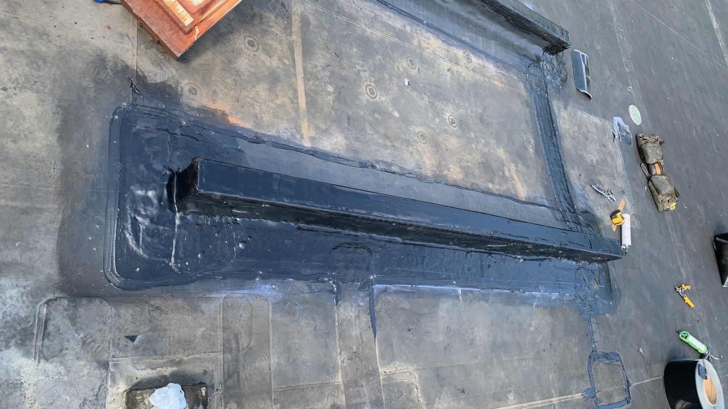 Commercial Roofing Repair using EPDM  by A Plus Exterior