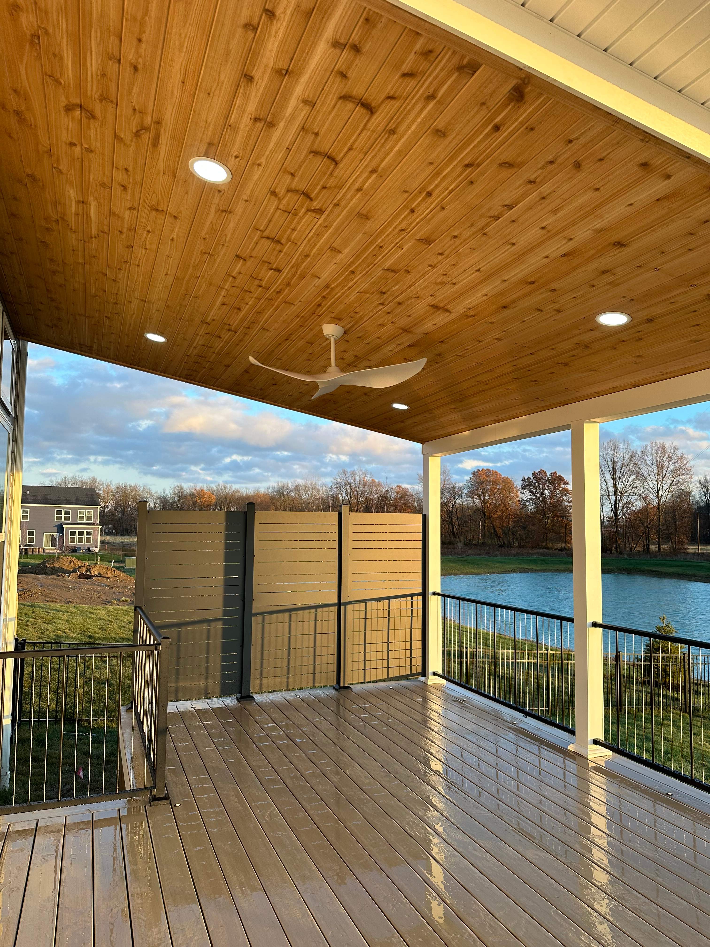 Covered Deck in Sunbury by The Exterior Living Company LLC