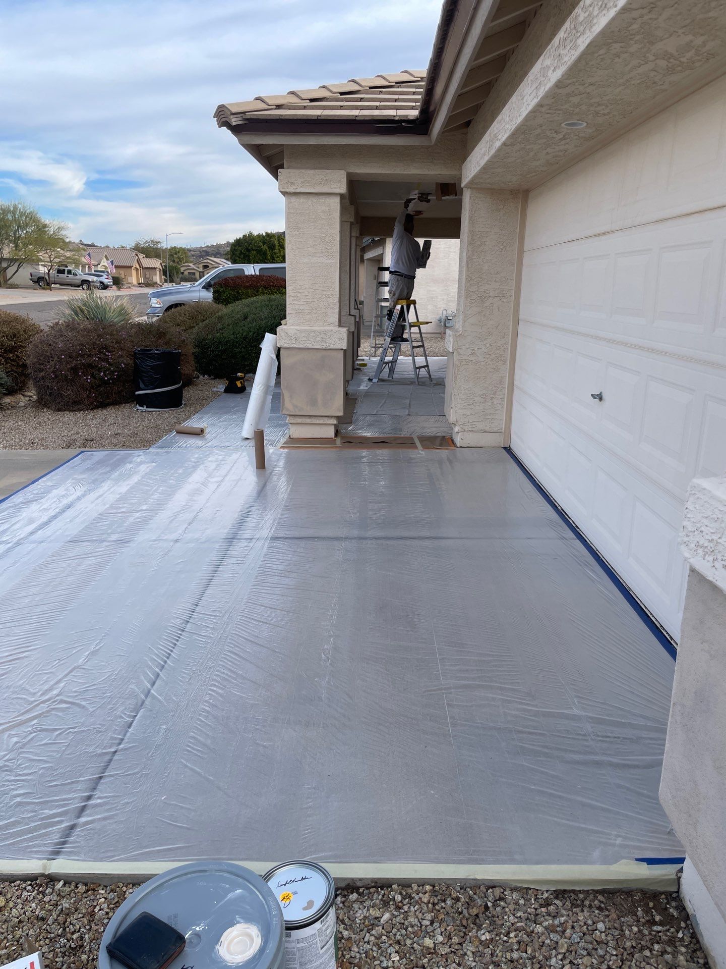 Hamilton - A Gorgeous Home Exterior Makeover in Phoenix, AZ with Dunn Edwards Paints by Double G Painting Contractors, LLC