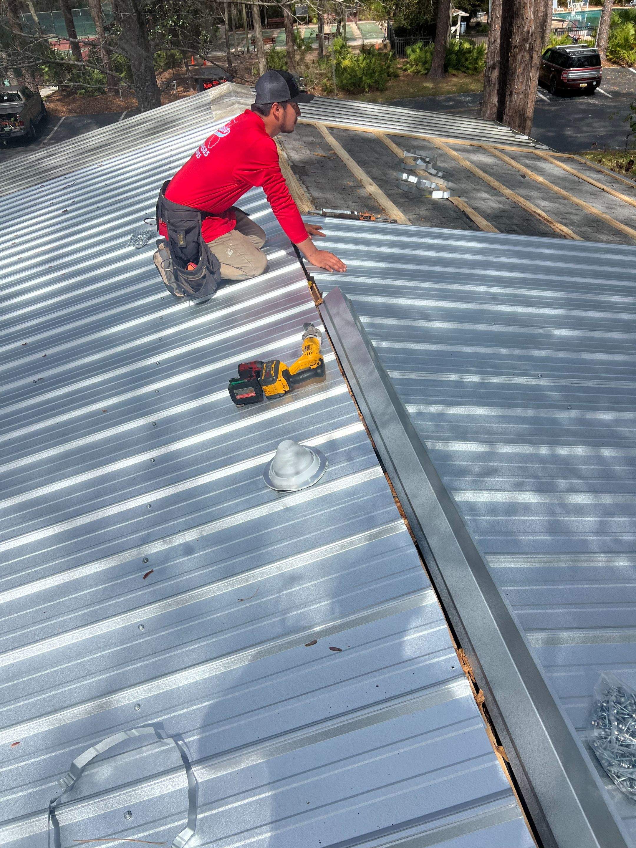 Metal Reroof in Gainesville, Florida by Brehm Roofing