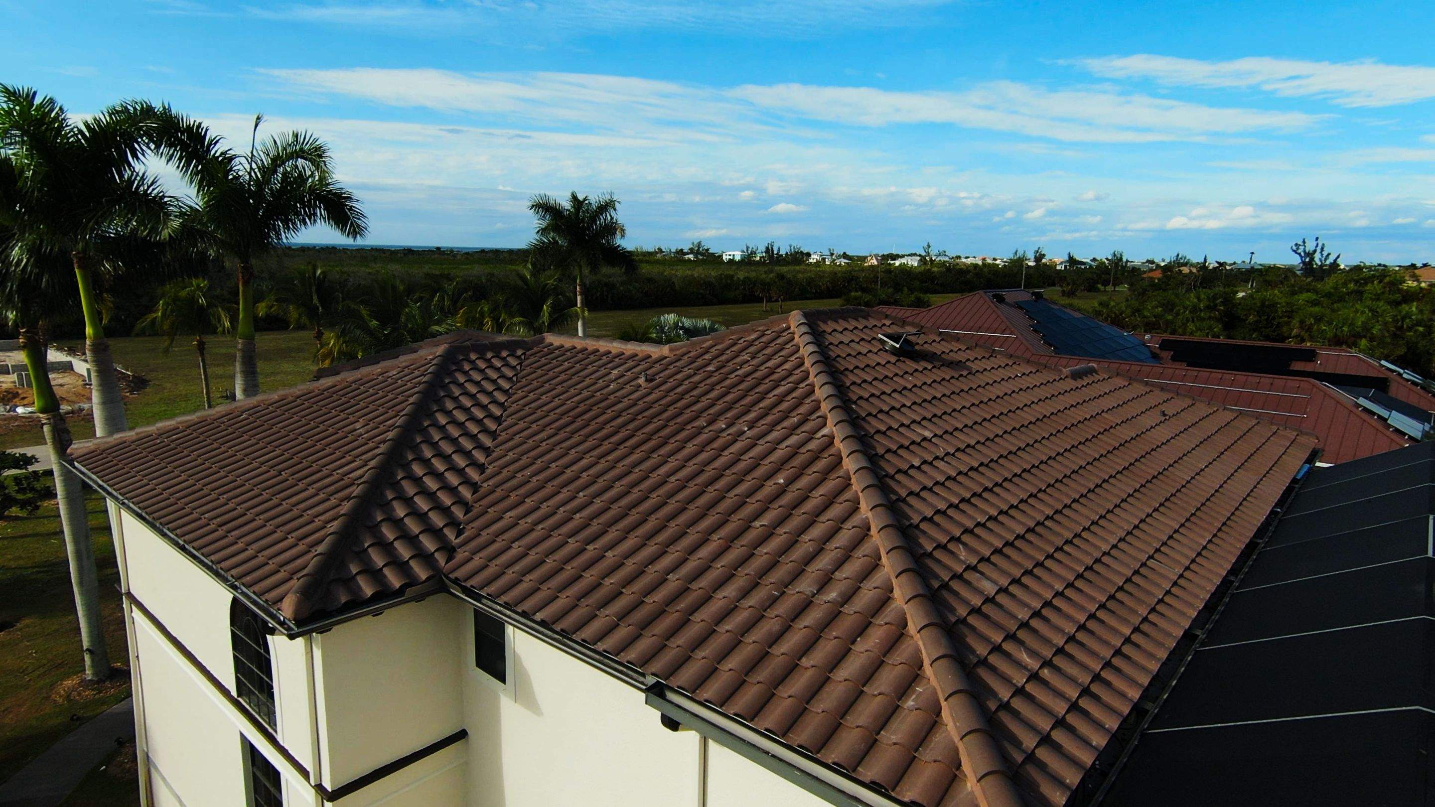 Punta Gorda Concrete Tile Roof Replacement by Four Peaks Roofing