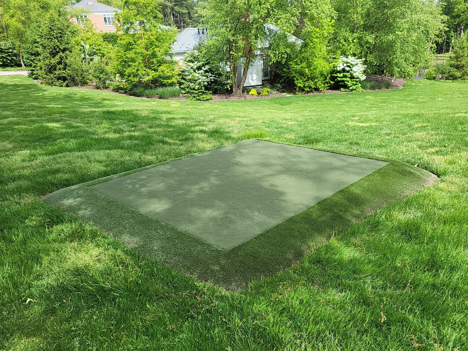 Backyard Par 3 course in Chagrin Falls, OH by Southwest Greens Midwest