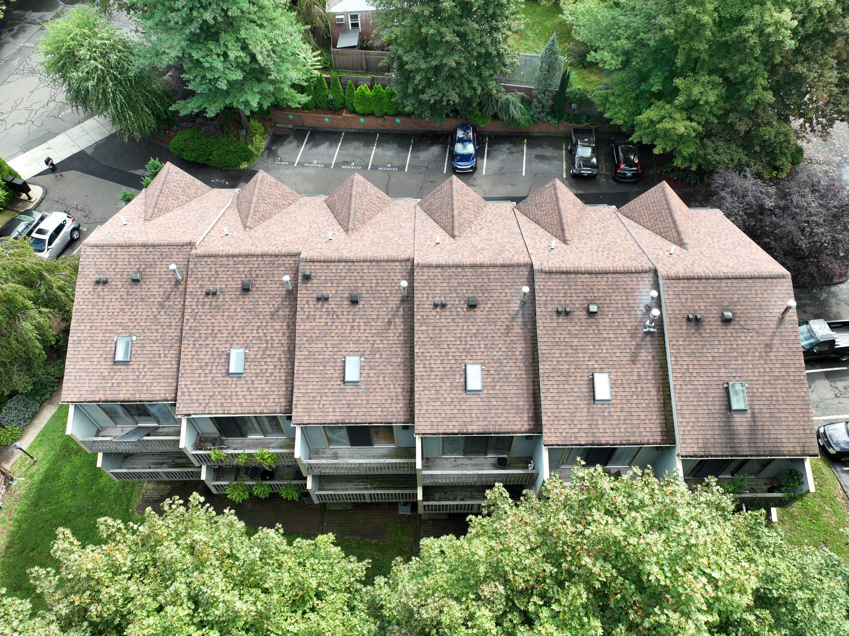 Residential Roofing Installation using Owens Corning Duration Brownwood by A Plus Exterior