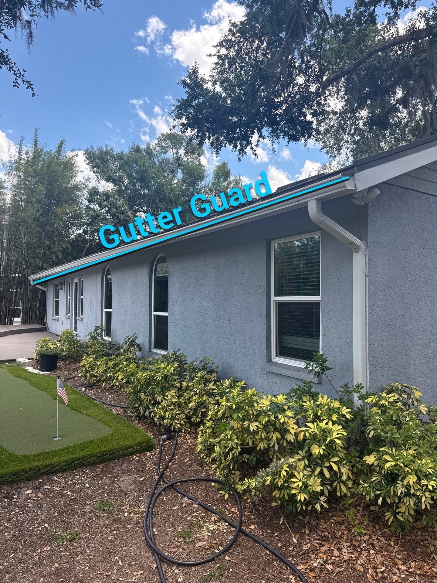 Gutter Guards Installation using Leaf Guard in Sarasota FL by Gutter Professors