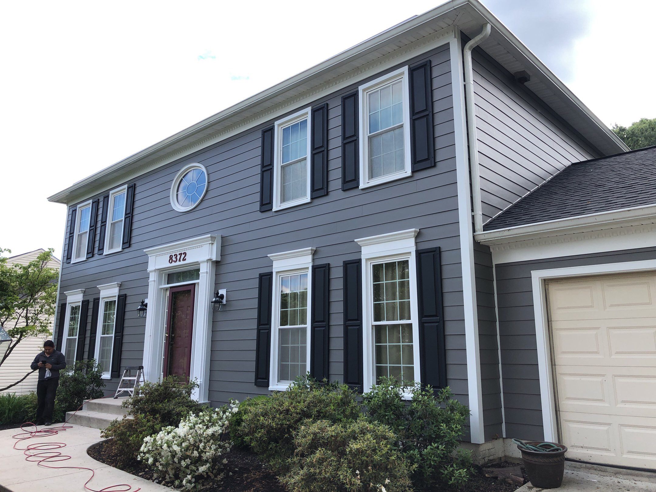 Siding Replacement using James Hardie siding by American Home Contractors