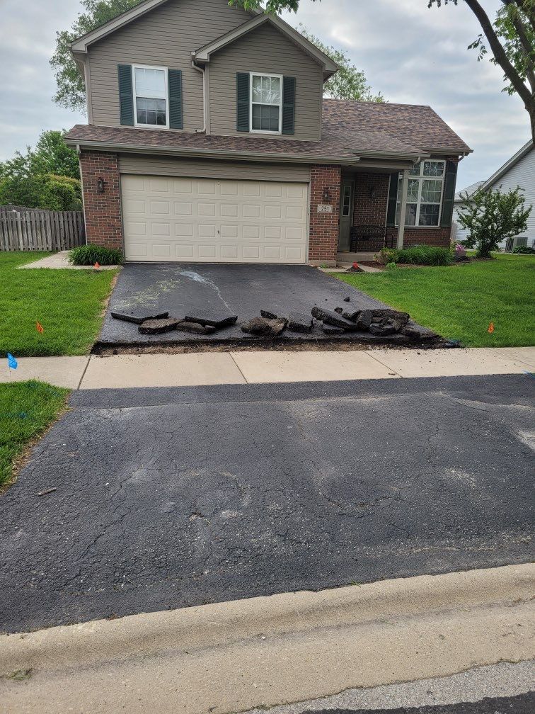 Asphalt Driveway Installation & Curb Appeal Upgrade by PaveRight Concrete&Asphalt LLC