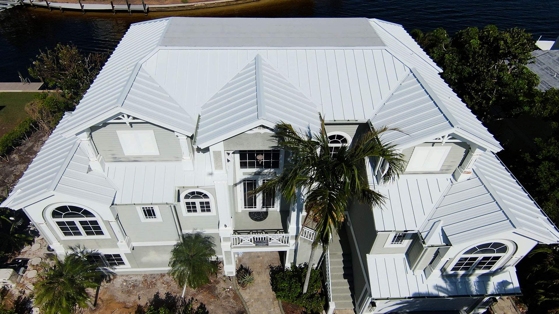 Sanibel Island Standing Seam Roof Replacement by Four Peaks Roofing
