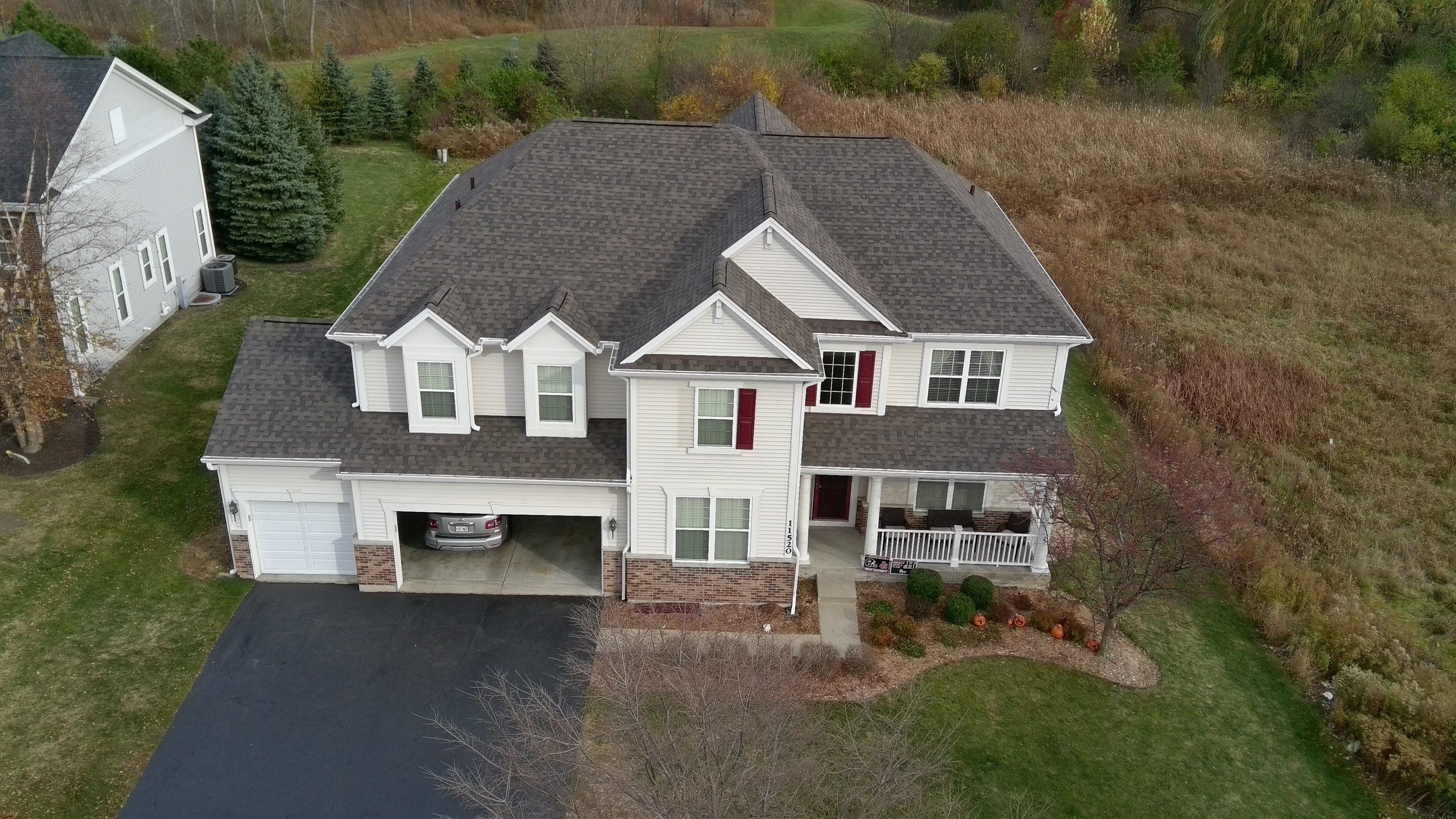 Re-roof: IKO Dynasty in DriftShake by Midwest Building Solutions