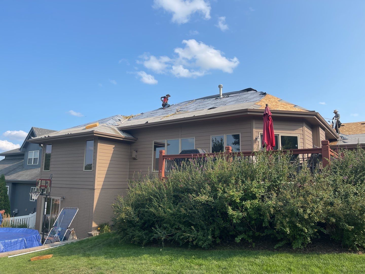 Residential Roofing Installation using Owens Corning Duration Driftwood by Lightning Exteriors