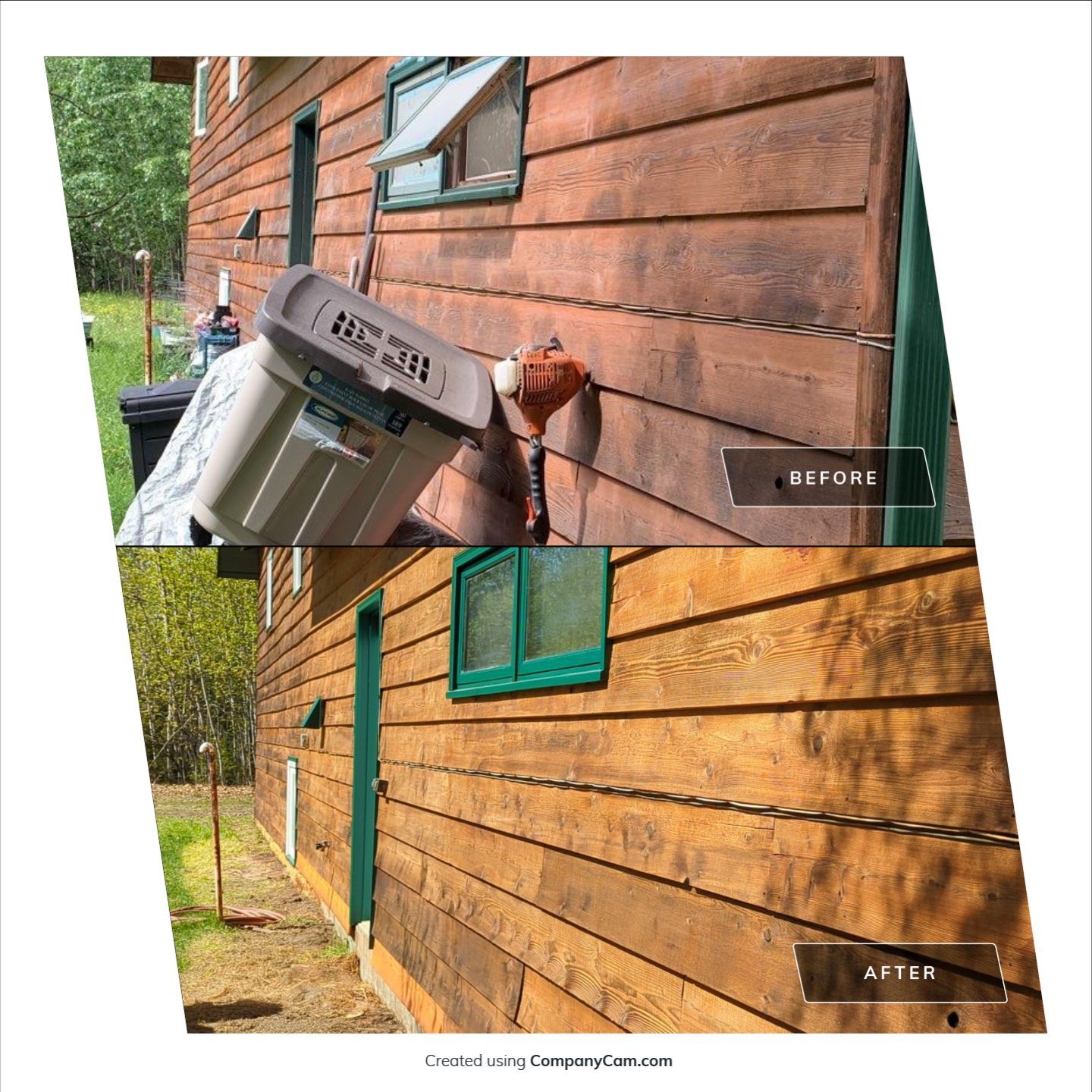 Wood Siding Restoration by Midnight Sun Painting