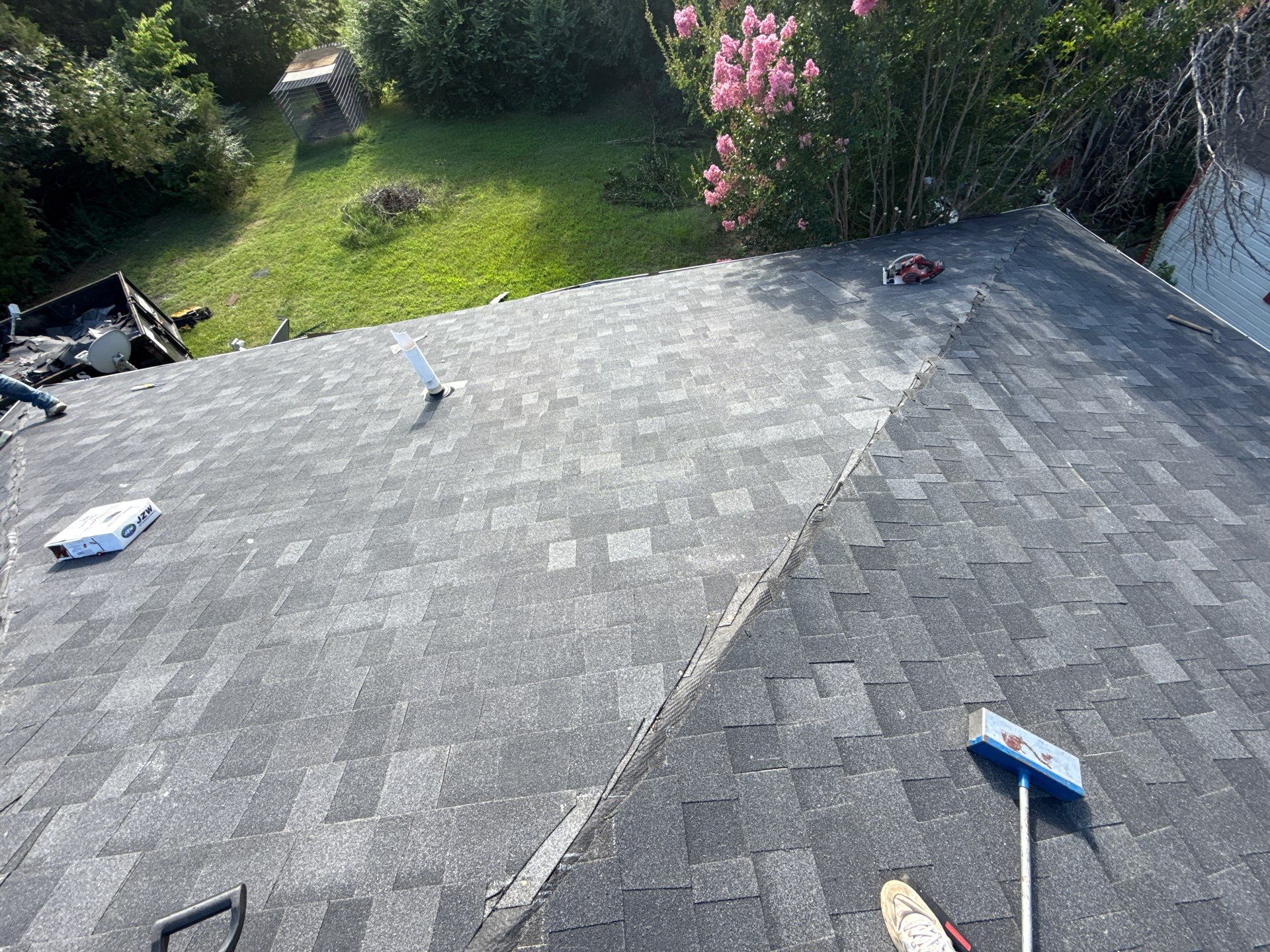 2 layers tear off & installation of new architectural shingles. by In & Out Construction & Remodeling, LLC