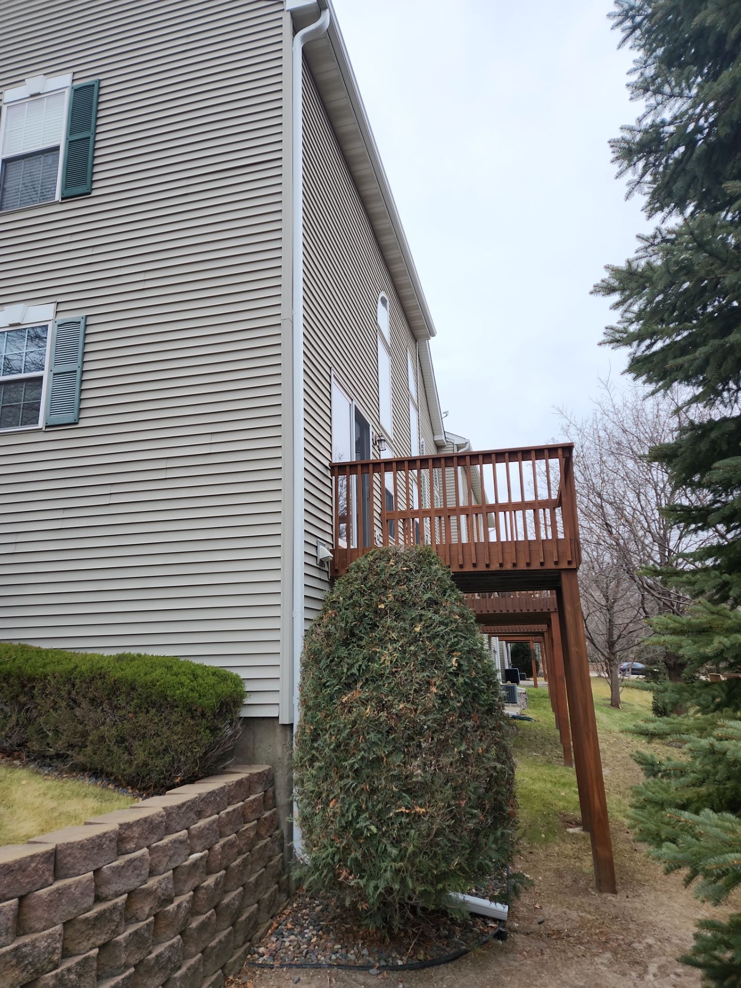 3x4" Downspouts in Chaska by Next Level Seamless Gutters / Exteriors Inc.