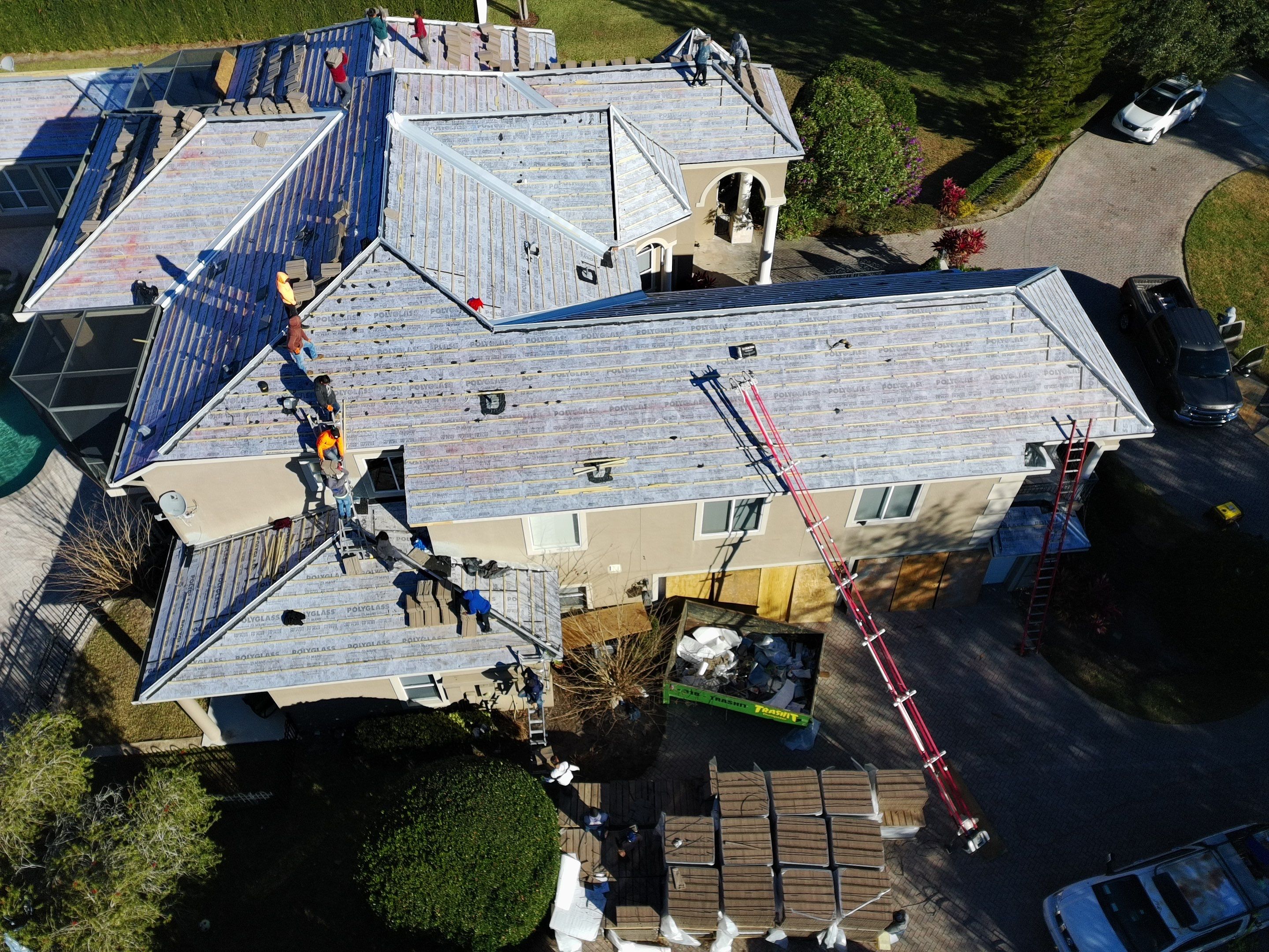 Mediterranean Tile Roof Replacement and Leak Remediation in Orlando by Fortified Roofing Solutions Corp.