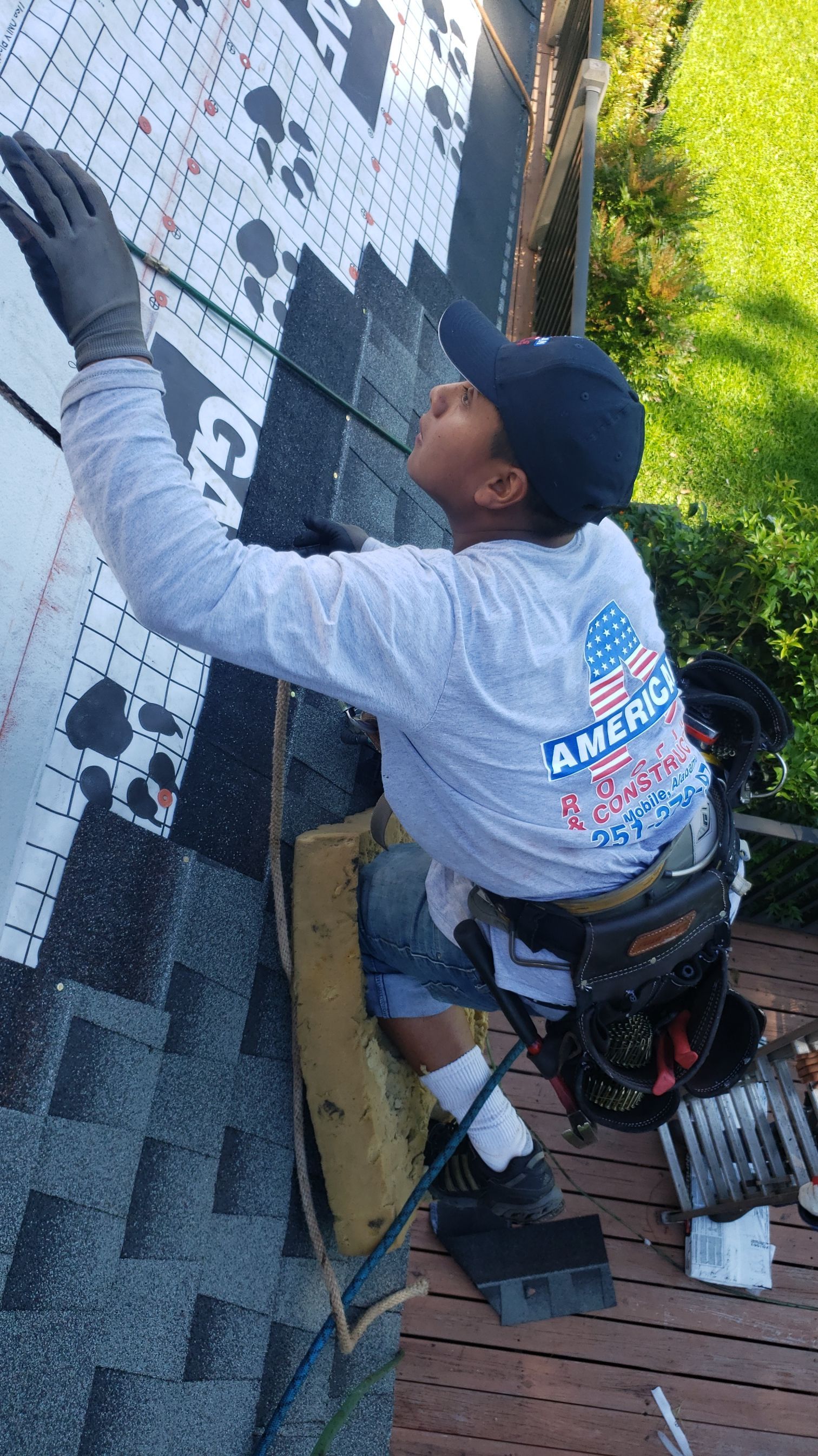 Residential Roofing Installation using Roof Replacement by American Roofing & Construction LLC