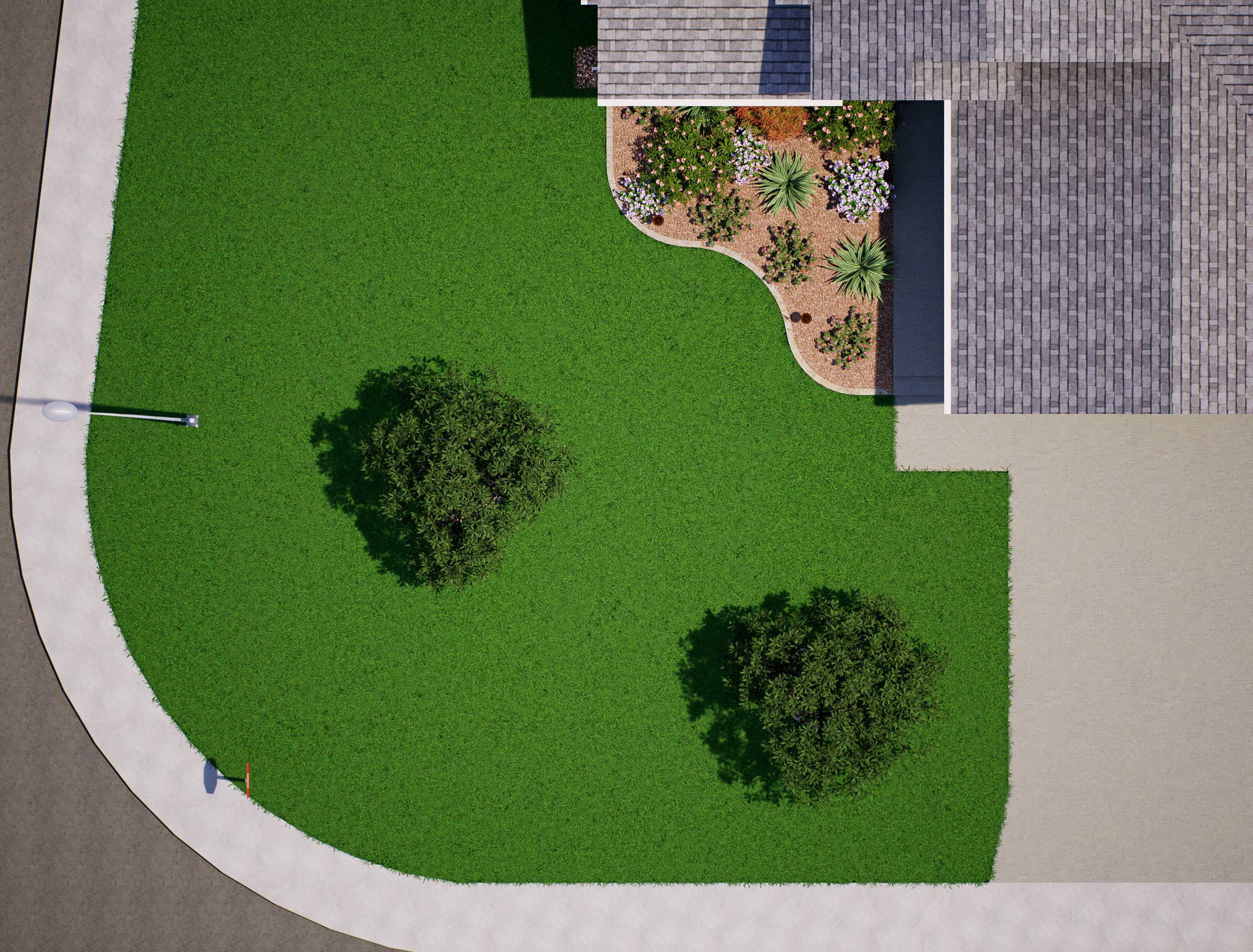 3D Design Render, San Antonio TX by Hole In One Lawns, LLC