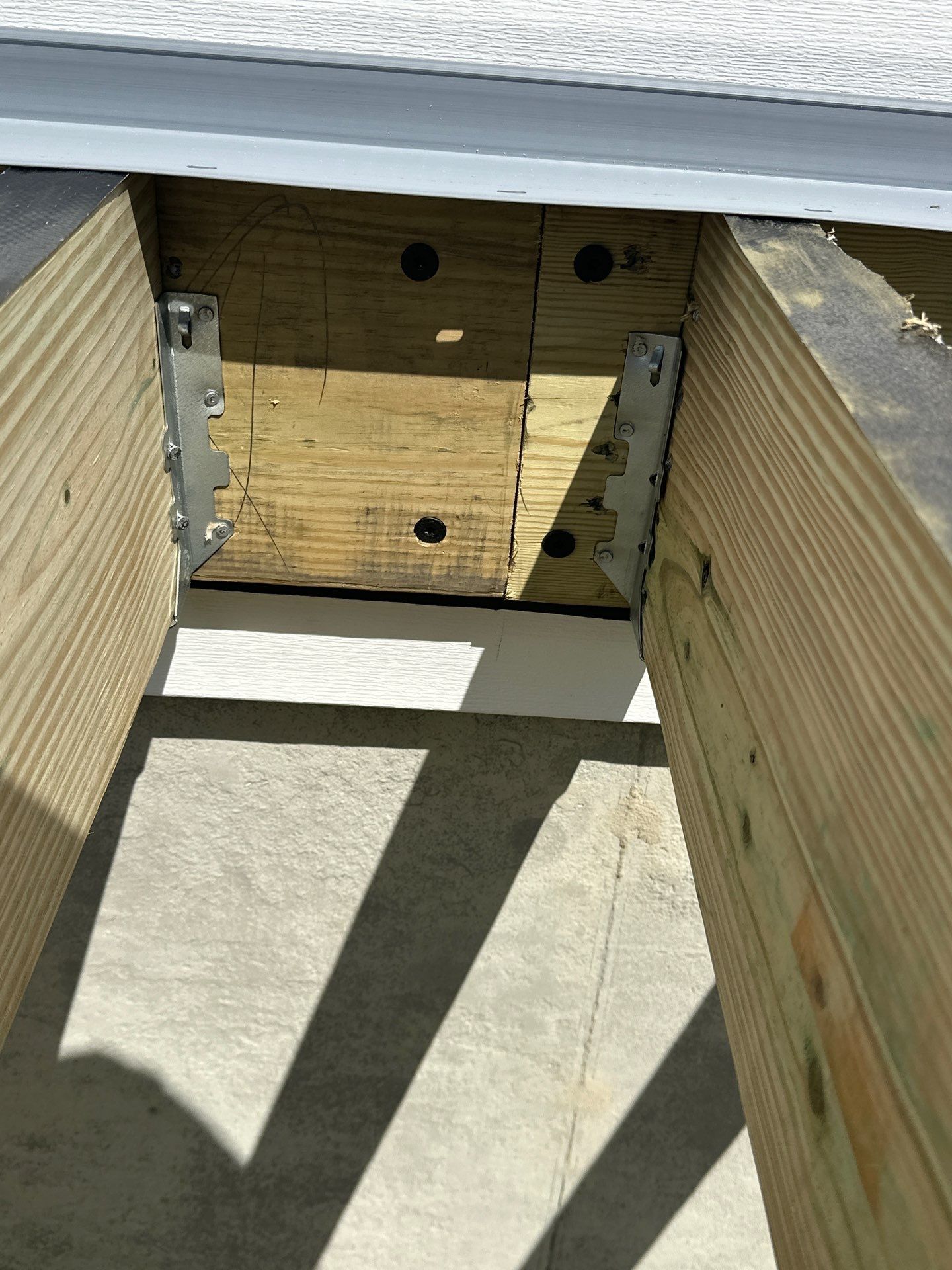 New deck + Manual Louvered Pergola by deck guardian