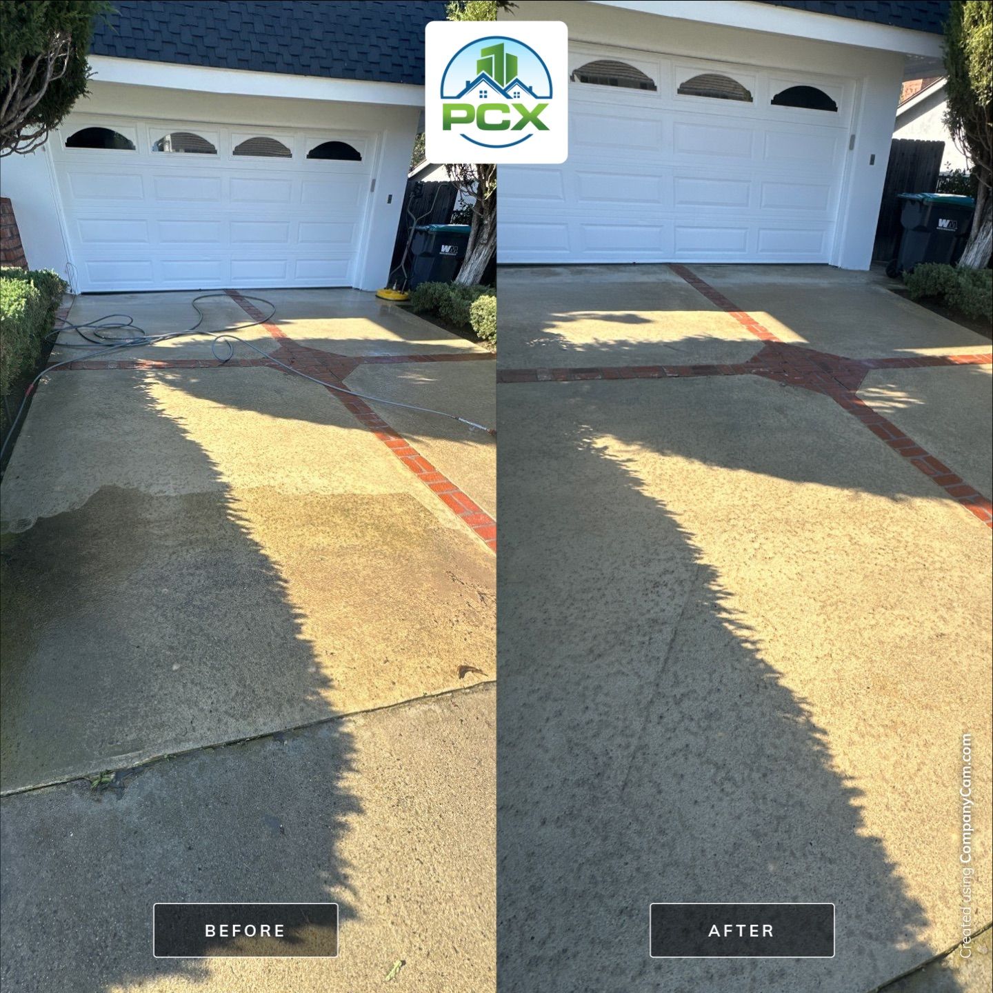 Mission Viejo Concrete Driveway Pressure Washing by Property Cleaning Experts, LLC
