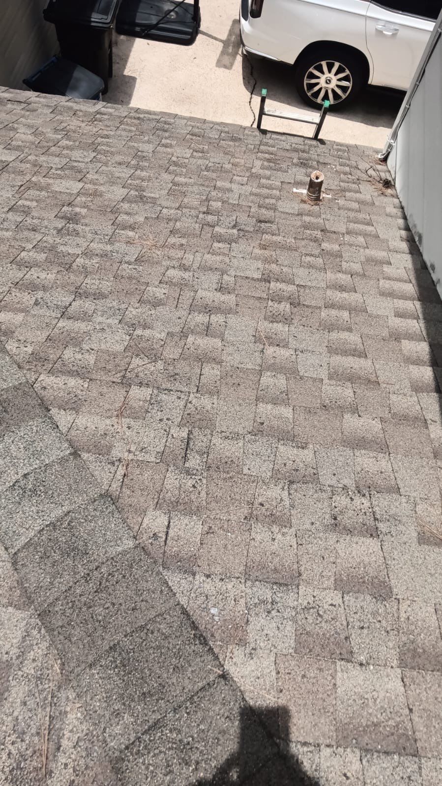 Hail Damage using Owen's Corning Duration (Lifetime) Shingles by Roof Repair Company