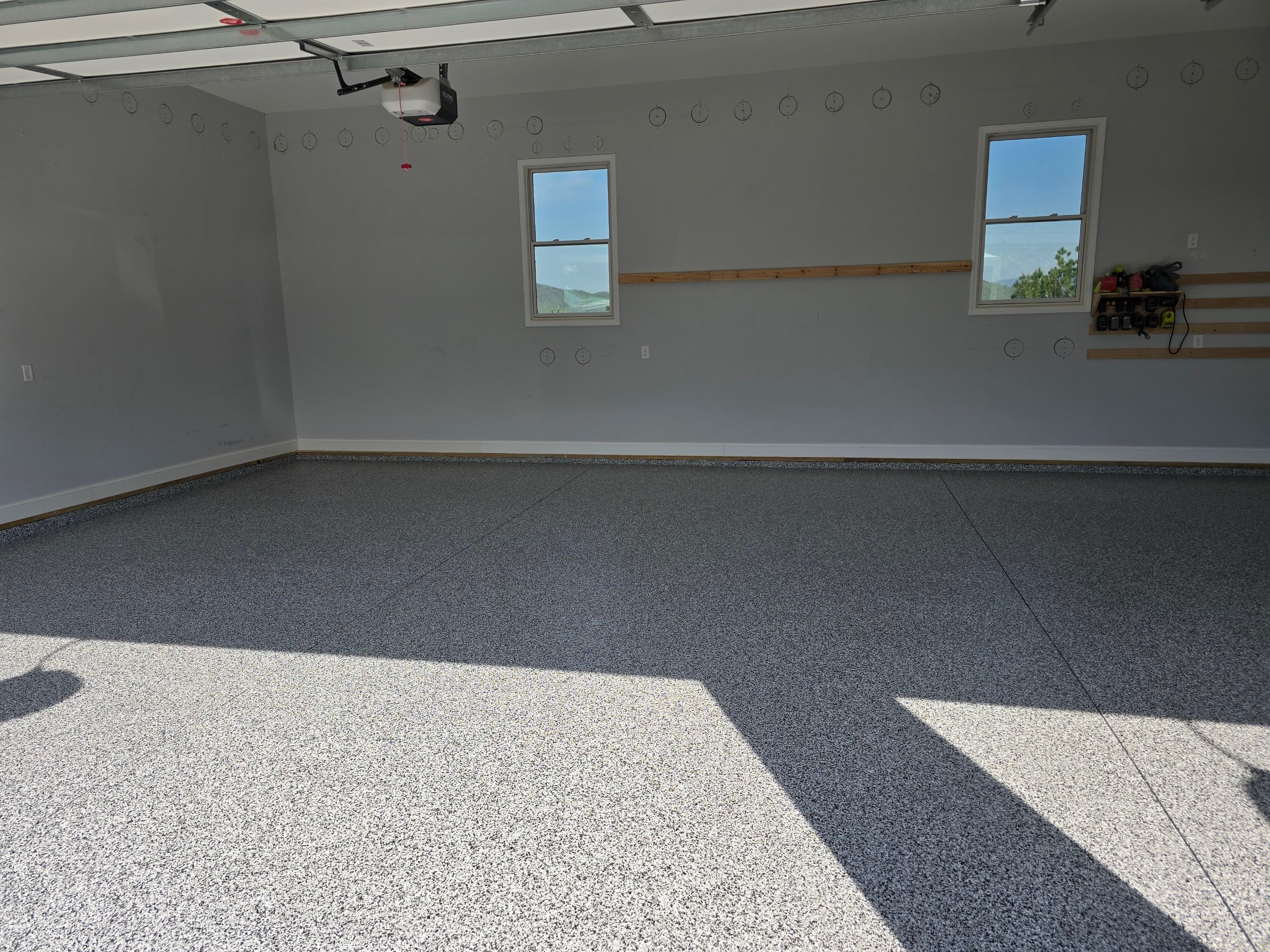 Garage using Domino by Elite Floor Solutions