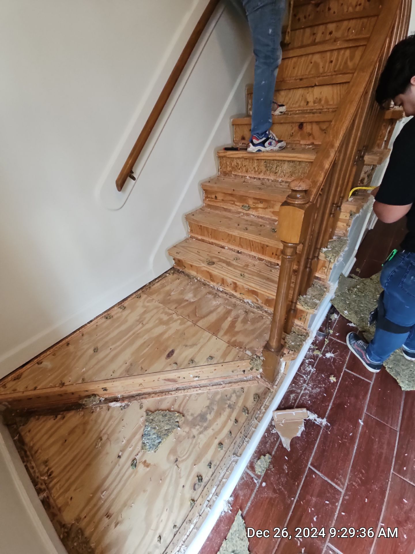 LVP installation with carpet removal by Footprints Floors of Nashville