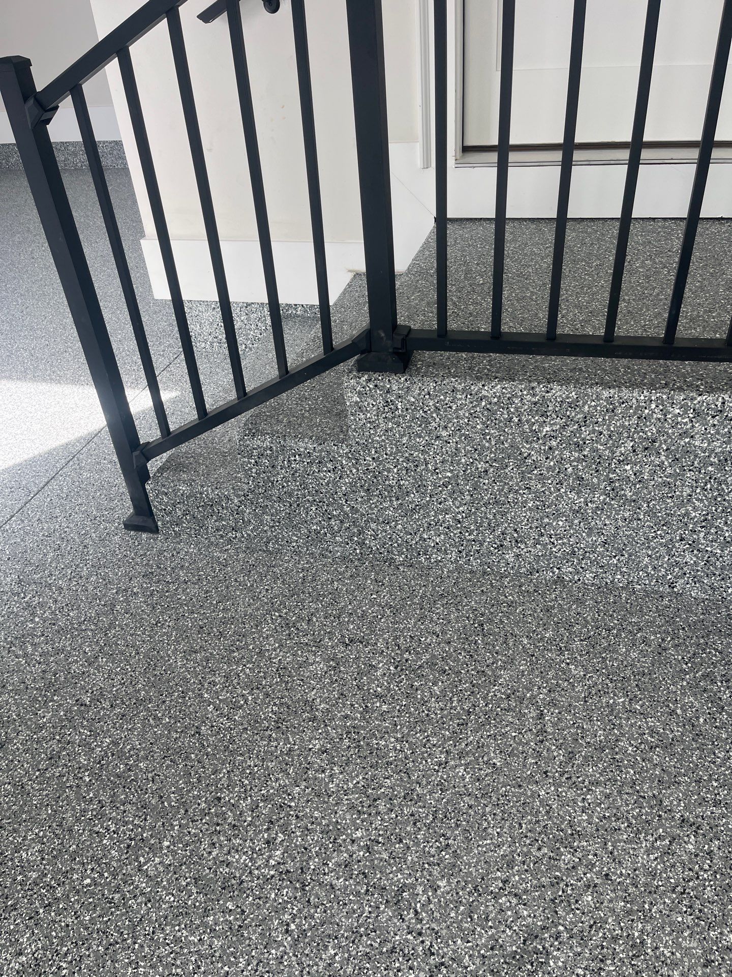 Garage Floor Coating using Wombat by My Garage Floor Guys