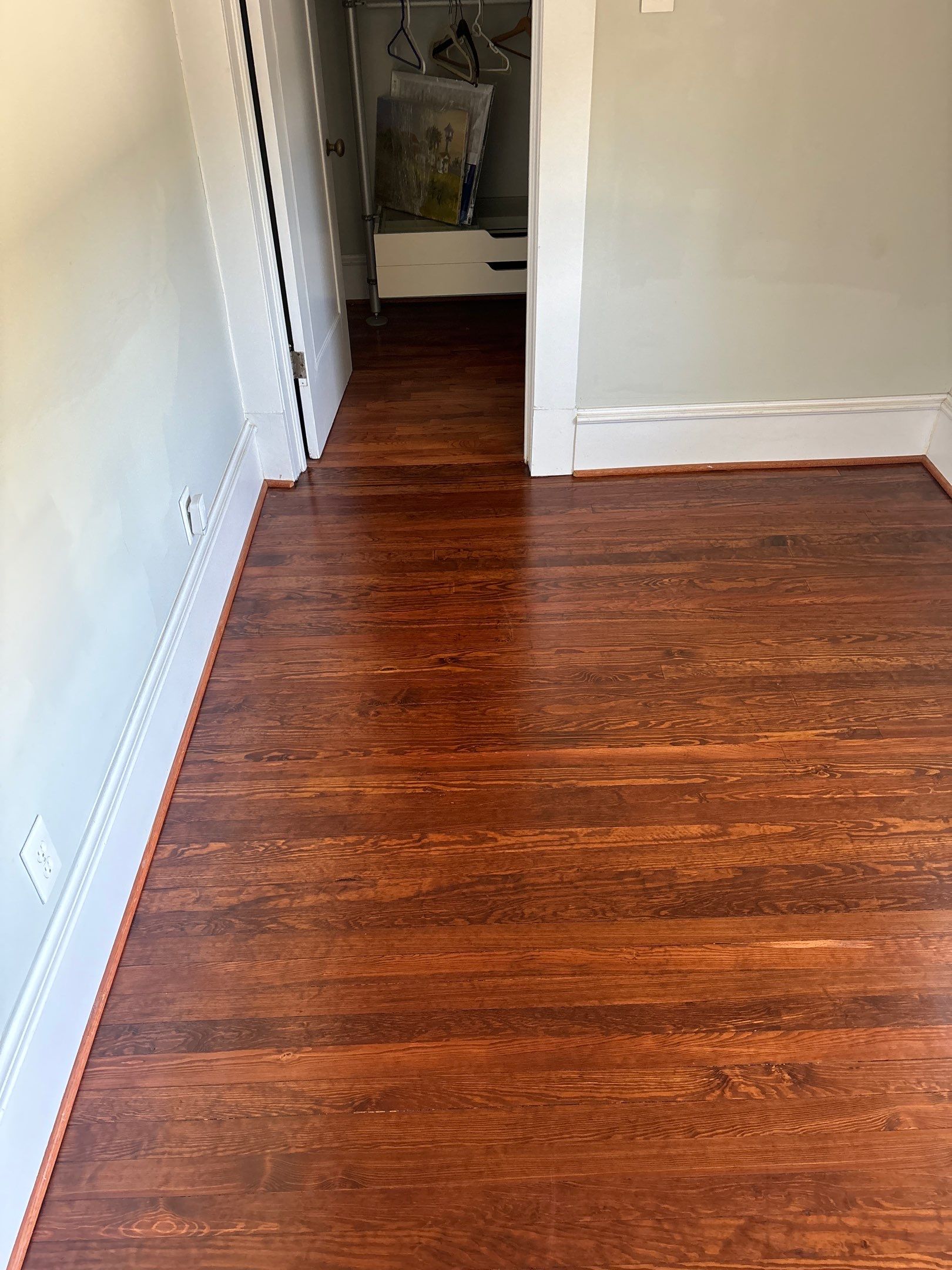 1/2 Sedona red 1/2 Natural With Oil Based Finish by Bernard Hardwood Floors
