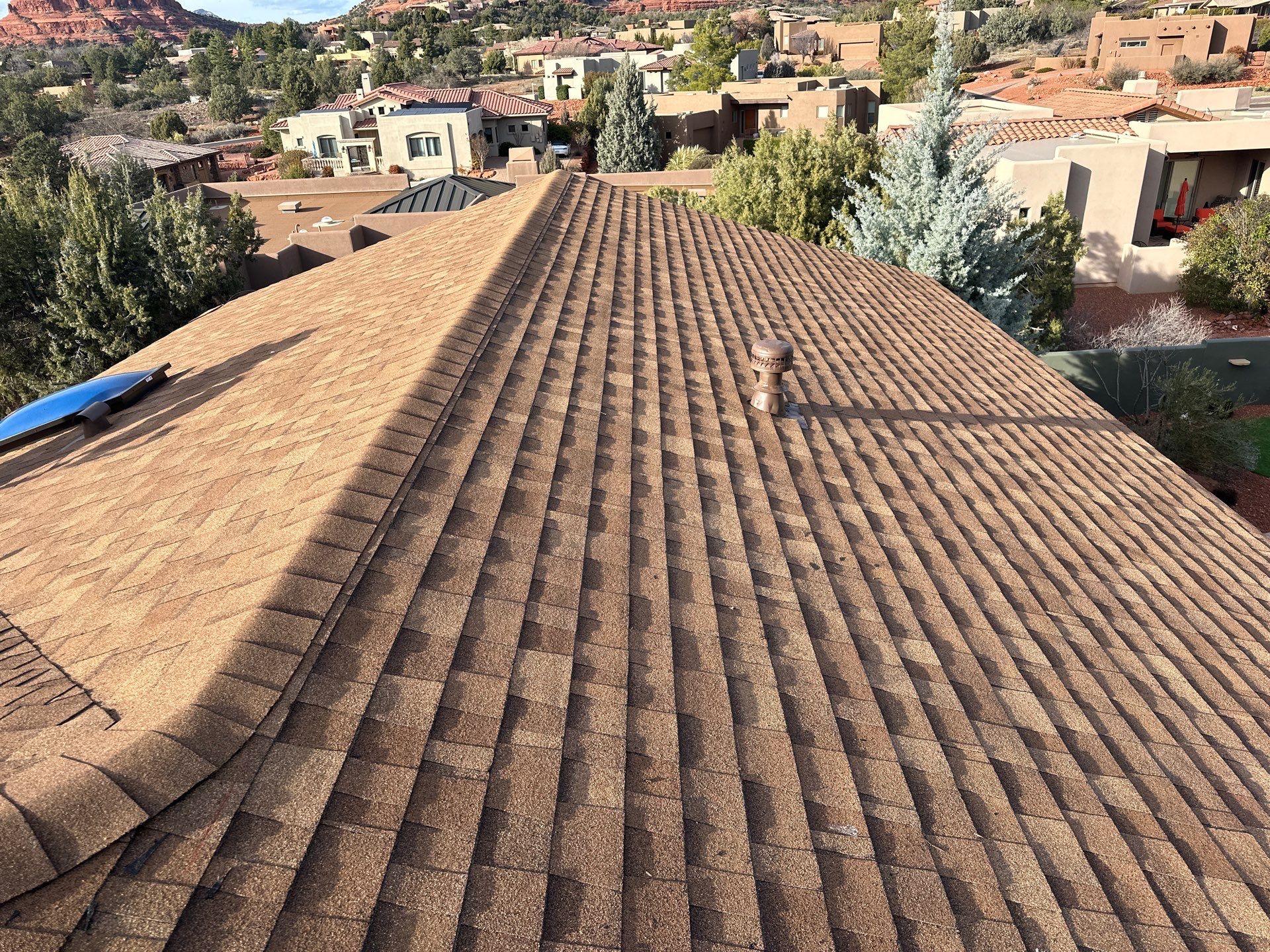 Desert Tan Shingles by Reimagine Roofing