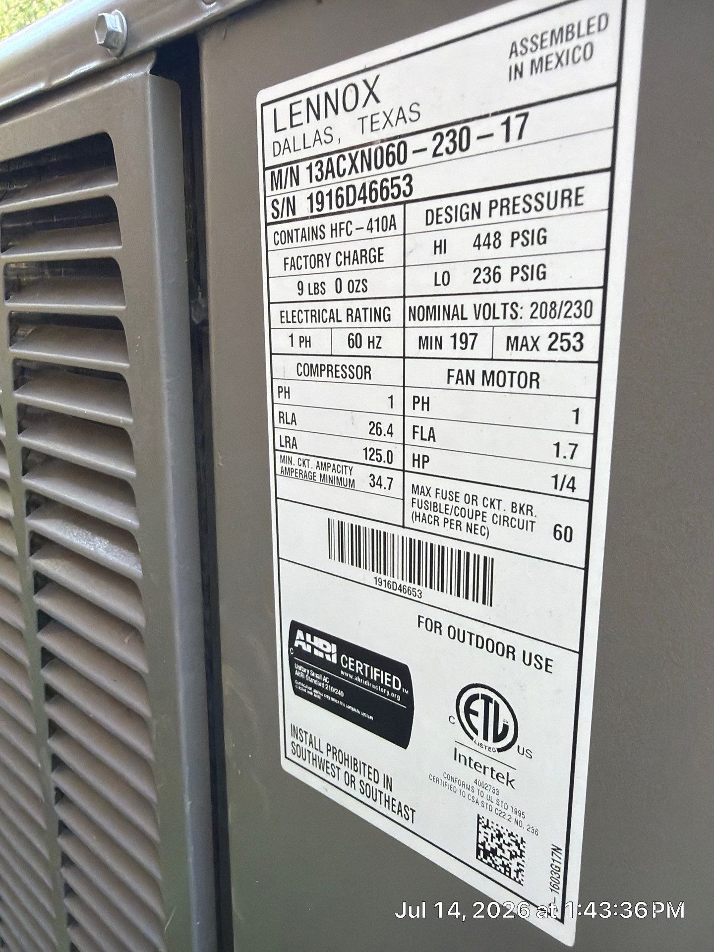 Central Air Conditioner Diagnostic, Refrigerant Charge & Maintenance – Deerfield, IL | GSHA Services, LTD by GSHA Services LTD