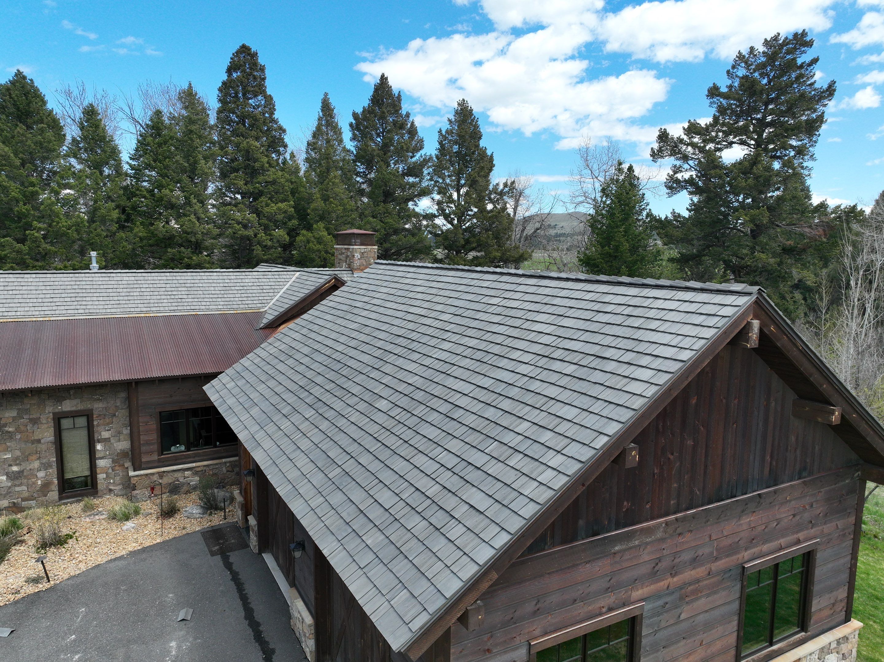 Brava Shake - Lake Forest Install  by Montana Roofing Solutions