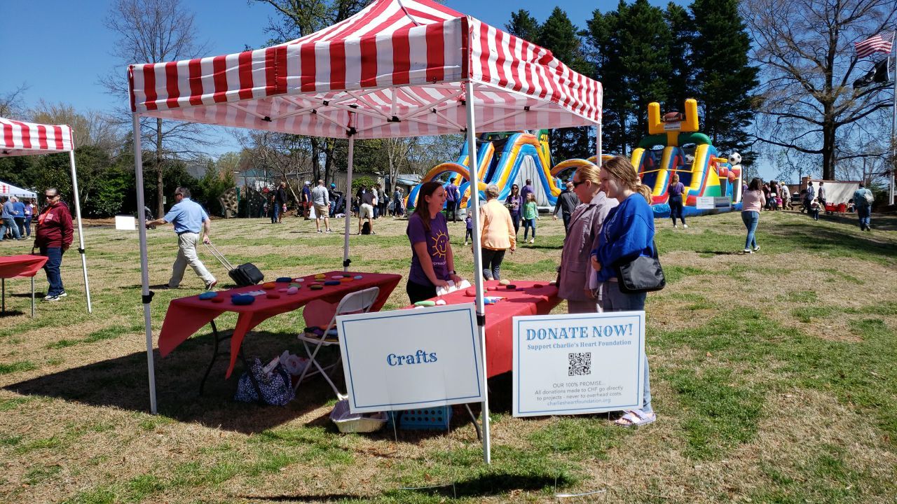 Charlies Hart Foundation Carnival Fundraiser using labor by Power Wash Masters LLC