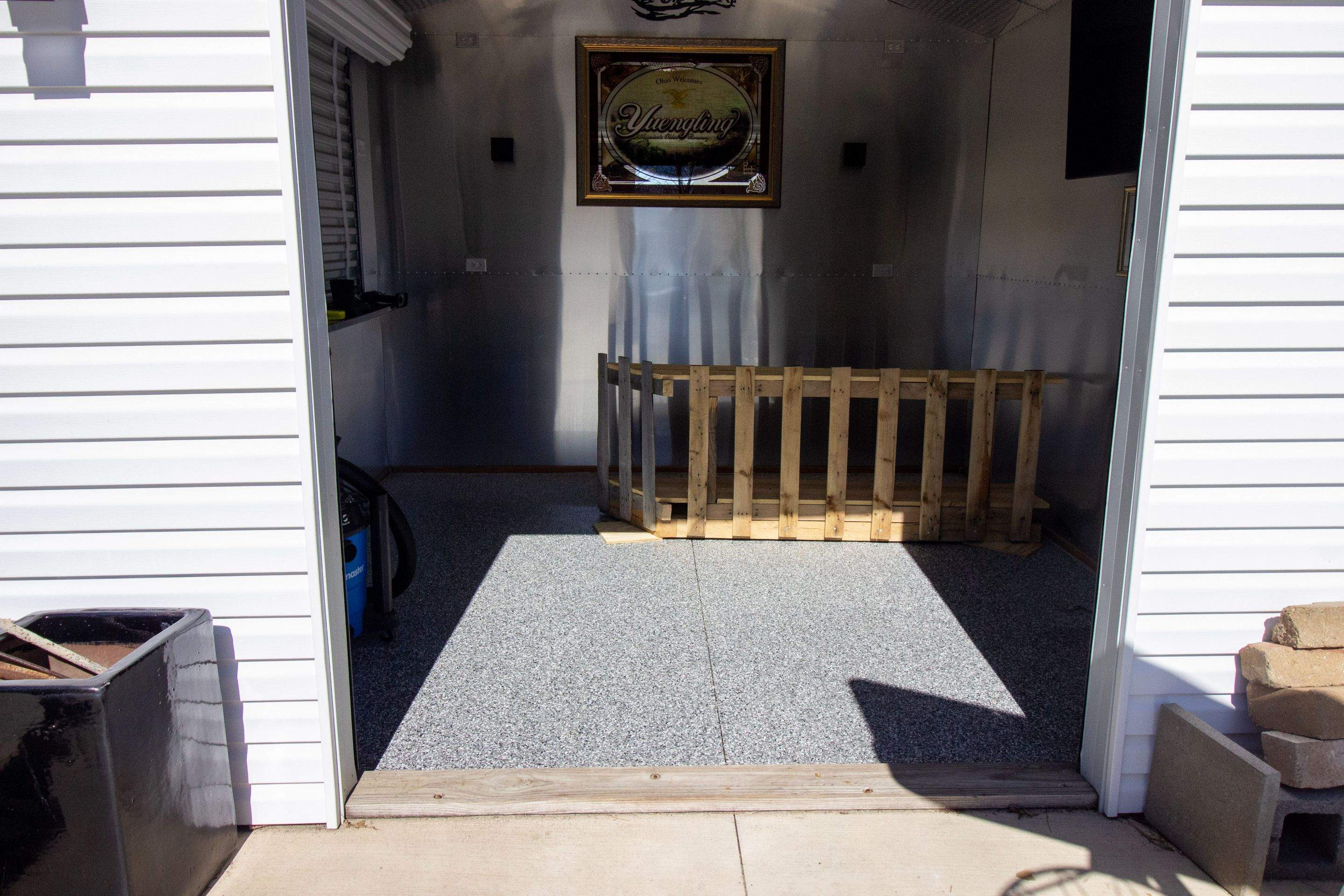 Garage Floor using Smoke by Your1DayFloor.com