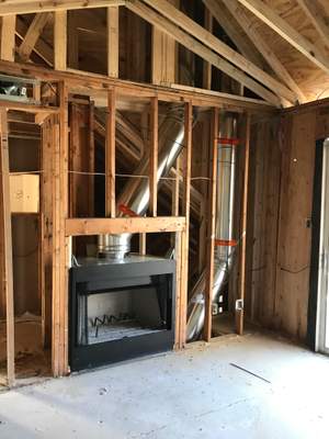 Apartment Fire Rebuild x2 Fireplaces