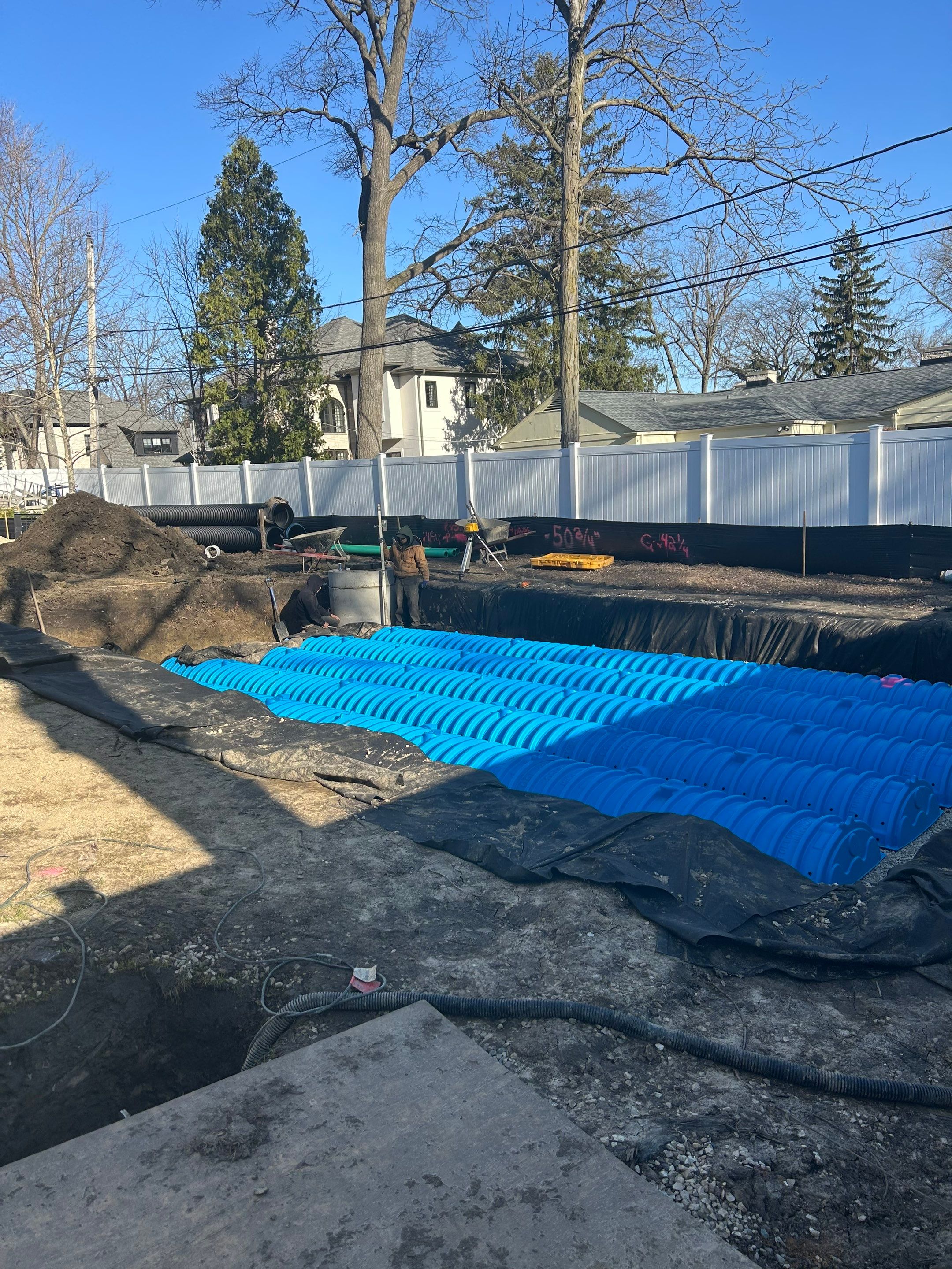 Artic White with Italian Tile by North Shore Pool & Spa