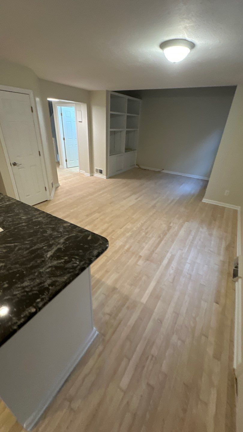 Hardwood Refinishing Project in Canonsburg by Floors in a Day, Inc