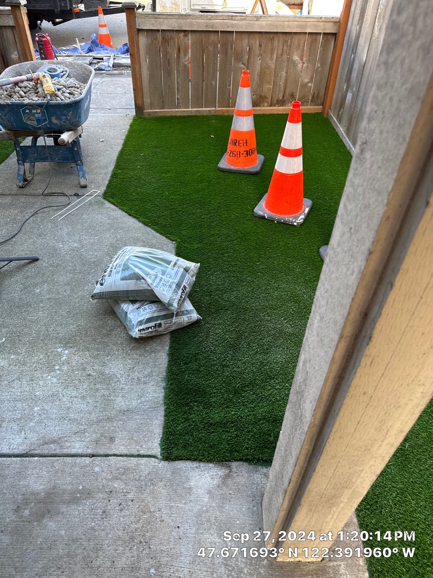 Paver Walkway & Turf Installation | Seattle  by Jireh Asphalt & Concrete Inc 