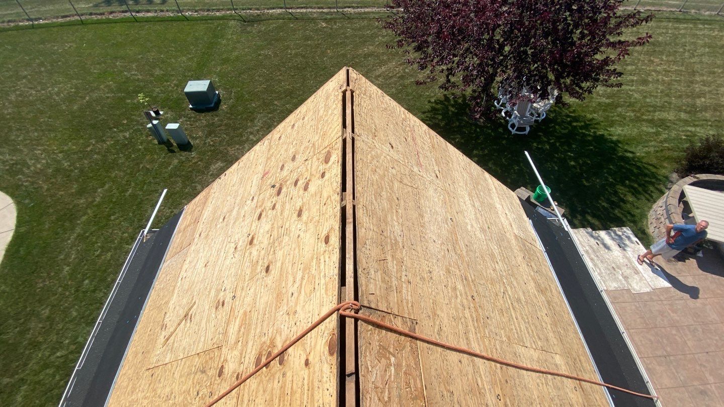 Residential Roofing Installation using GAF Timberline HDZ Weathered Wood by Nitro Roofing and Construction