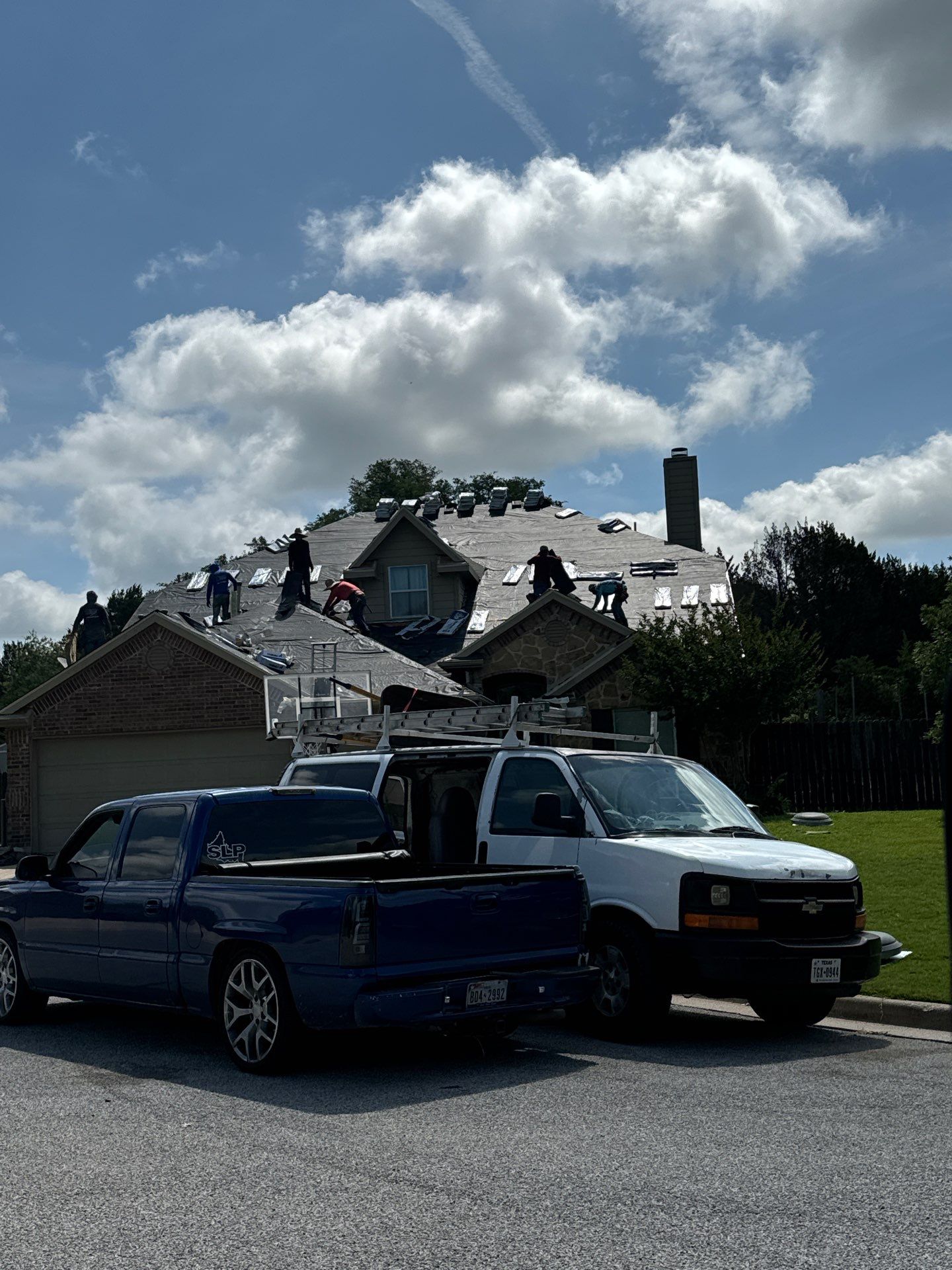 Project in Weatherford by Lonestar Roofing and Restoration LLC.