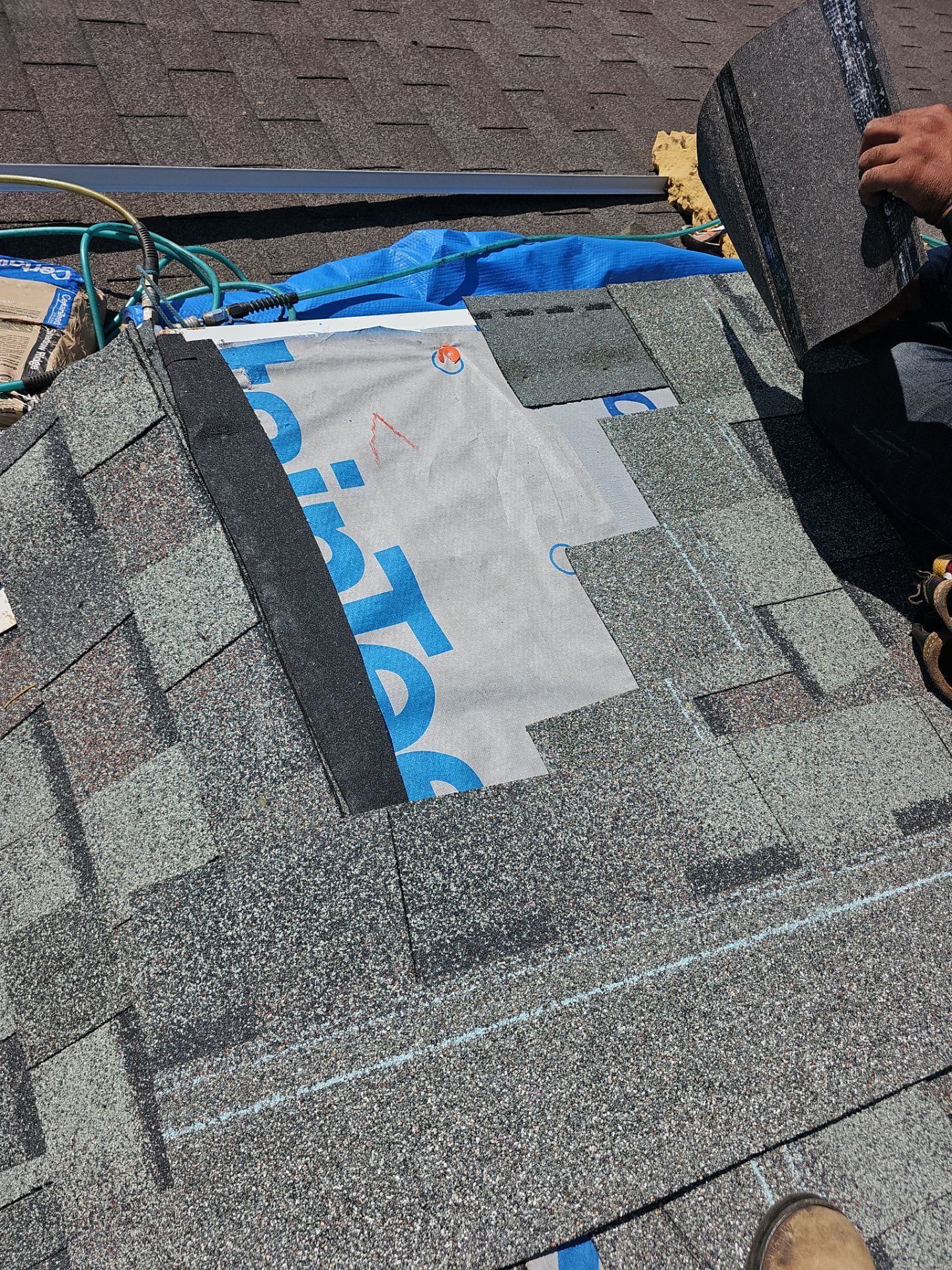 Roof Replacement - Colonial Slate by Winchester Roofing