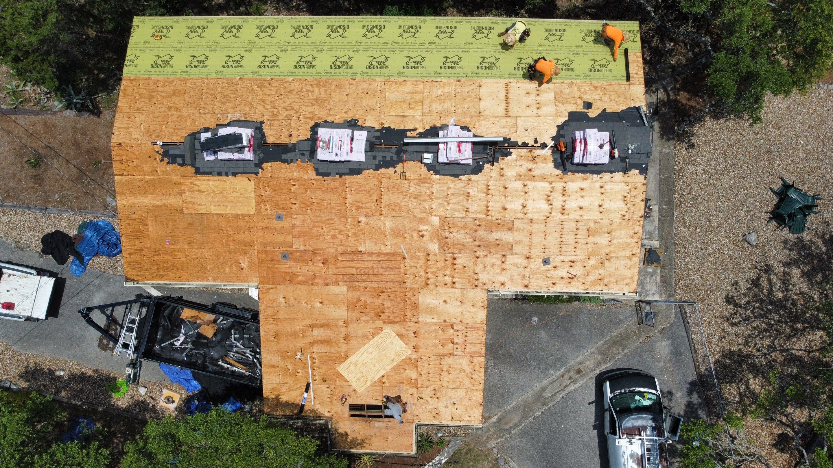 Canyon Lake Roof Project by Bison Roofing  