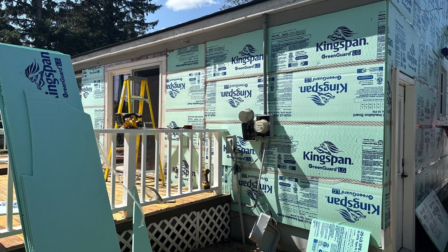 Siding Replacement using Alside D5" Platinum Grey by 180 Contractors