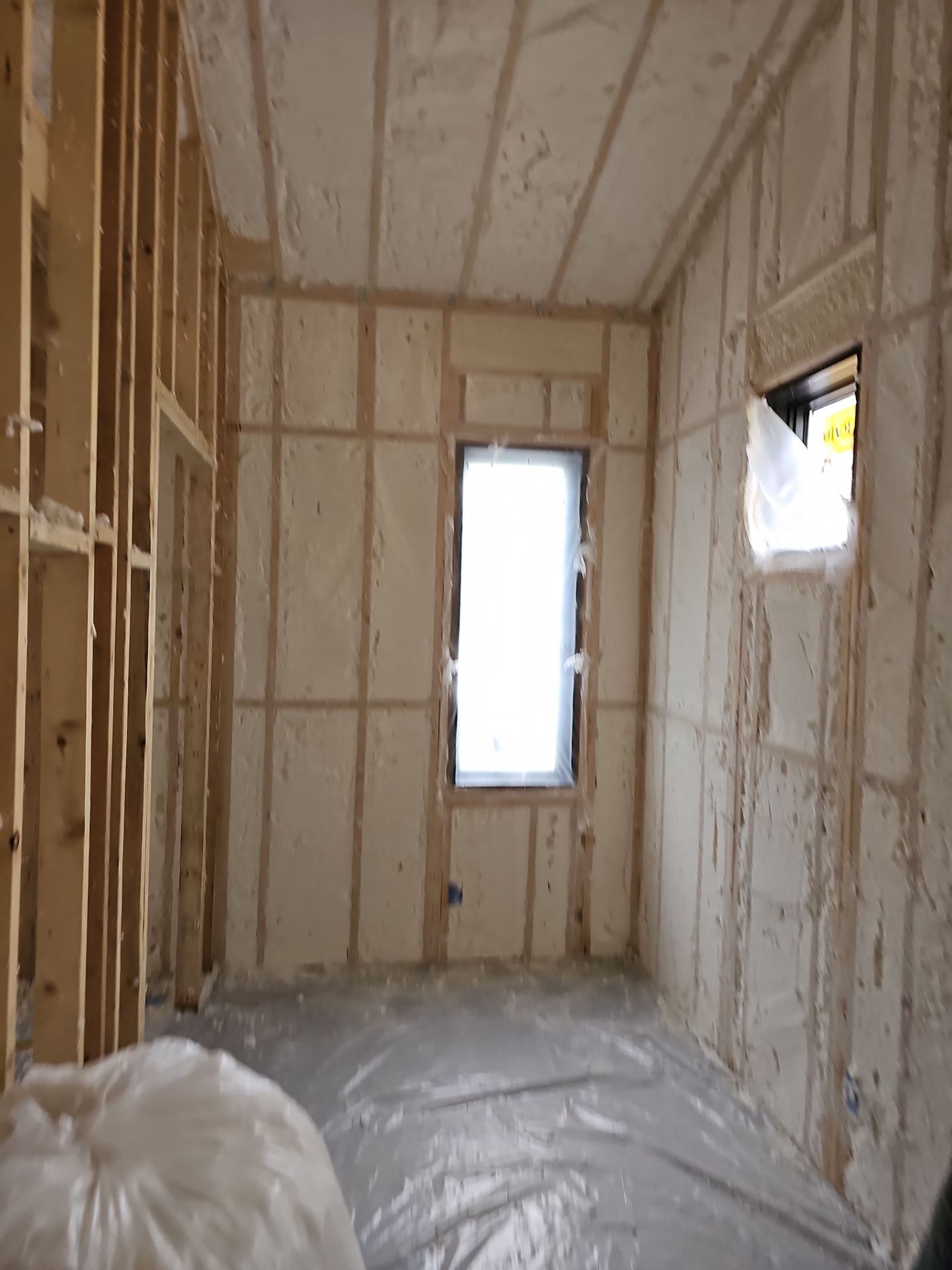 Spray Foam Insulation using open cell spray foam by NYS Foam & Energy