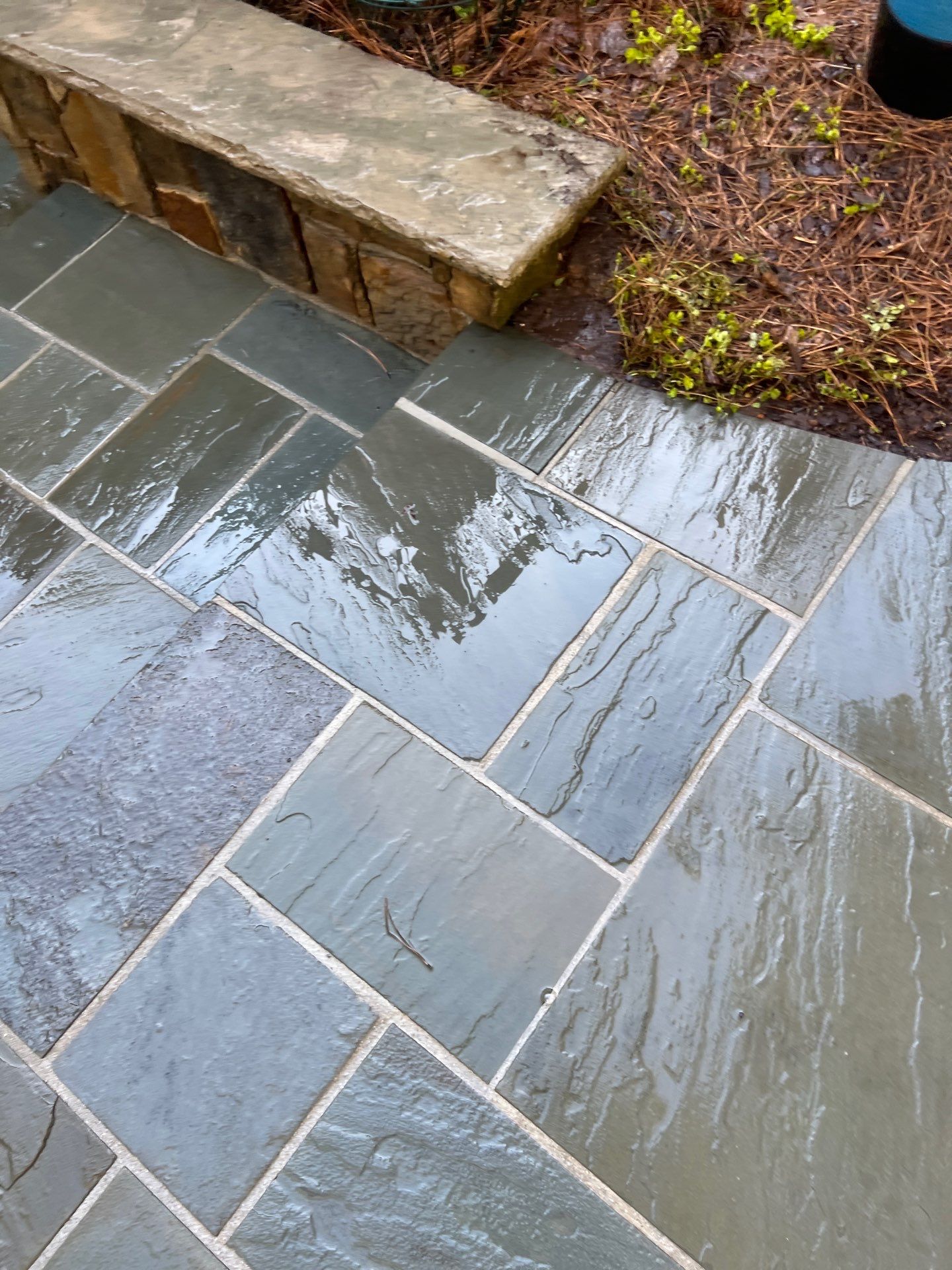 travertine  using Concrete Sealant by DuraSeal