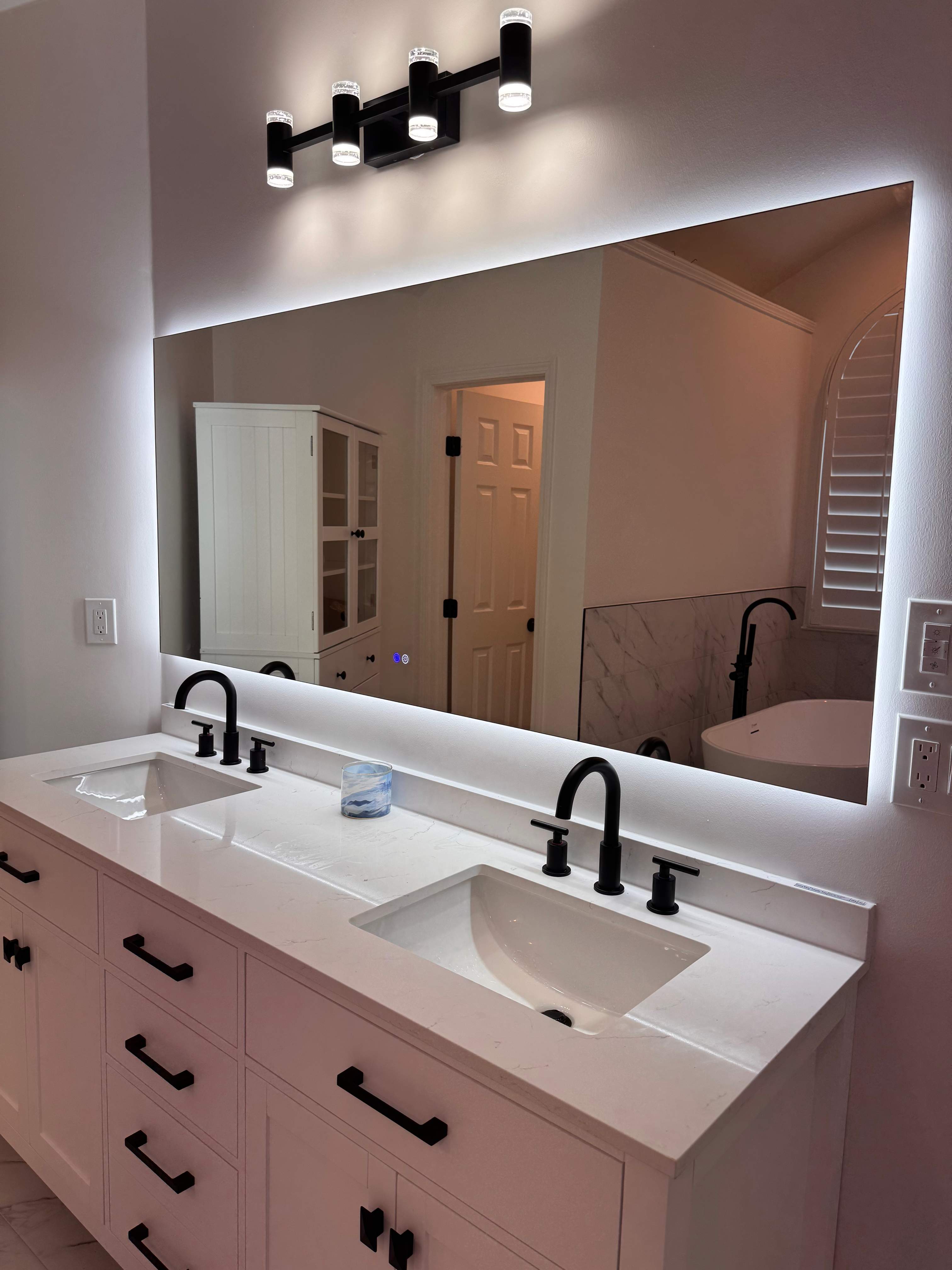 Master bathroom renovation by Prudencio
