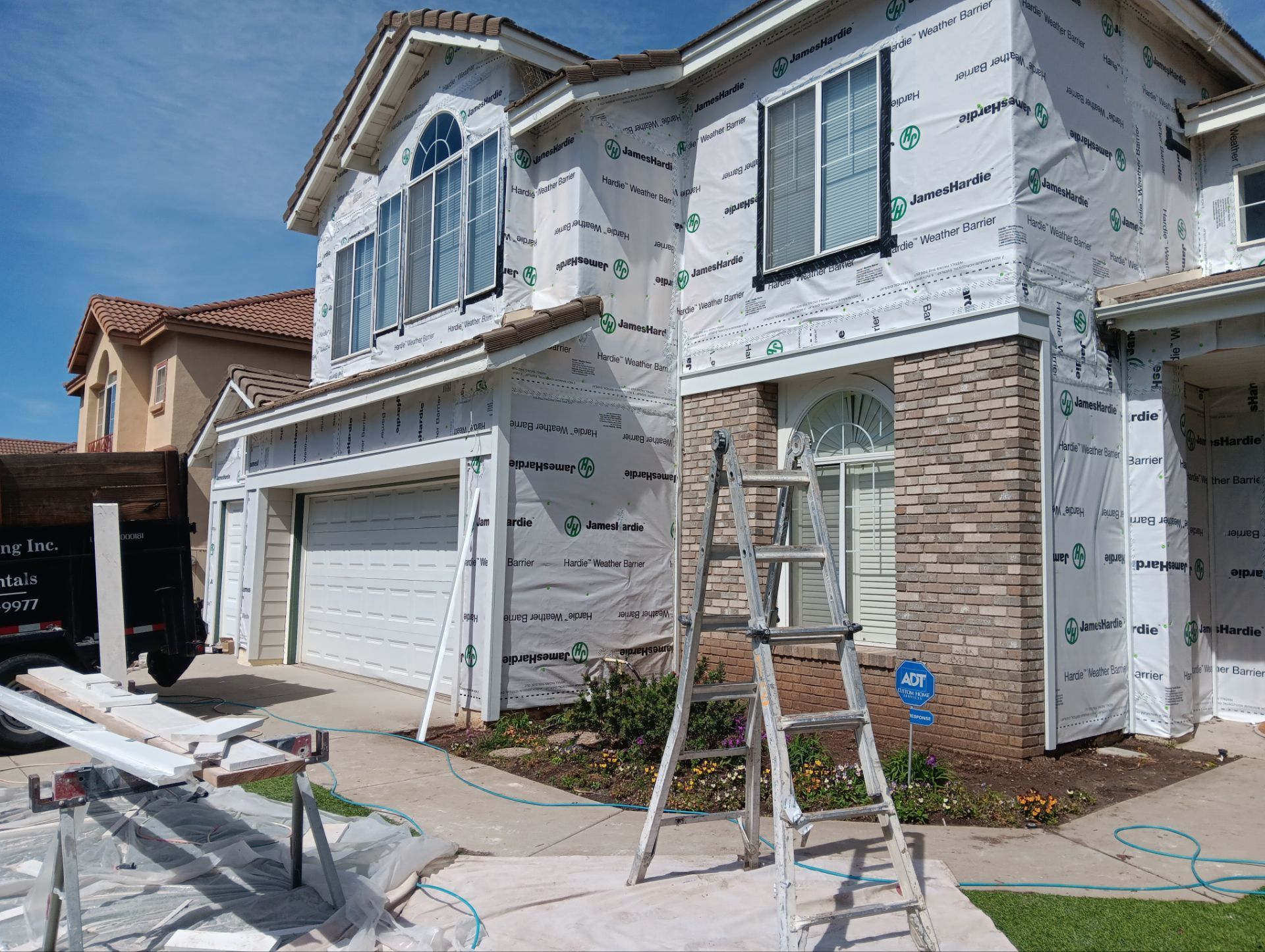 Project in Los Angeles by New Era Siding Inc 